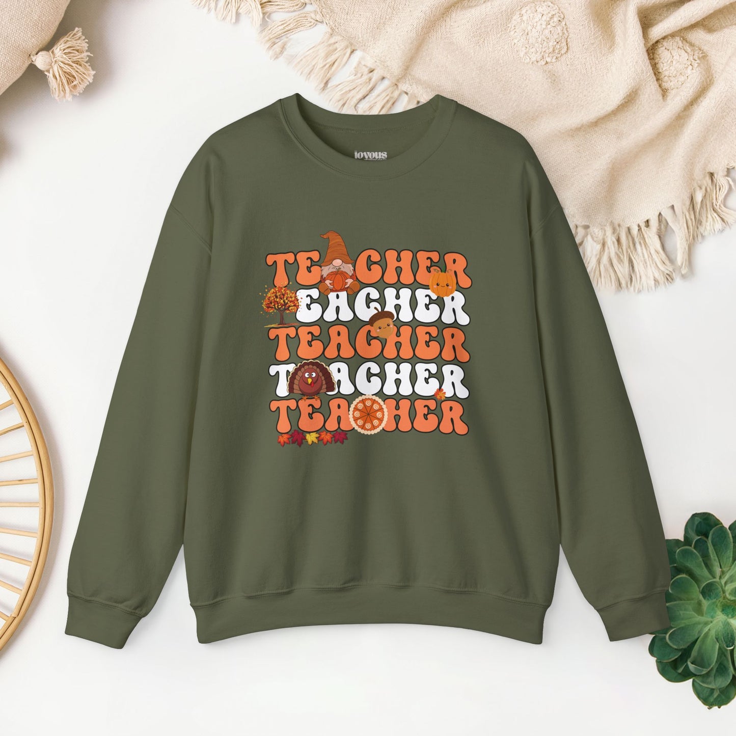 Groovy Thanksgiving Teacher Sweatshirt