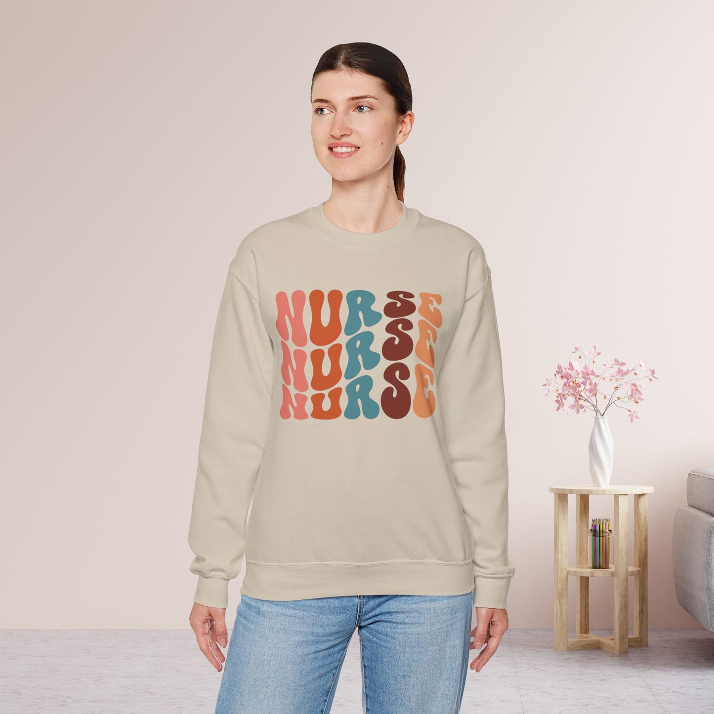 Groovy Unisex Nurse Sweatshirt