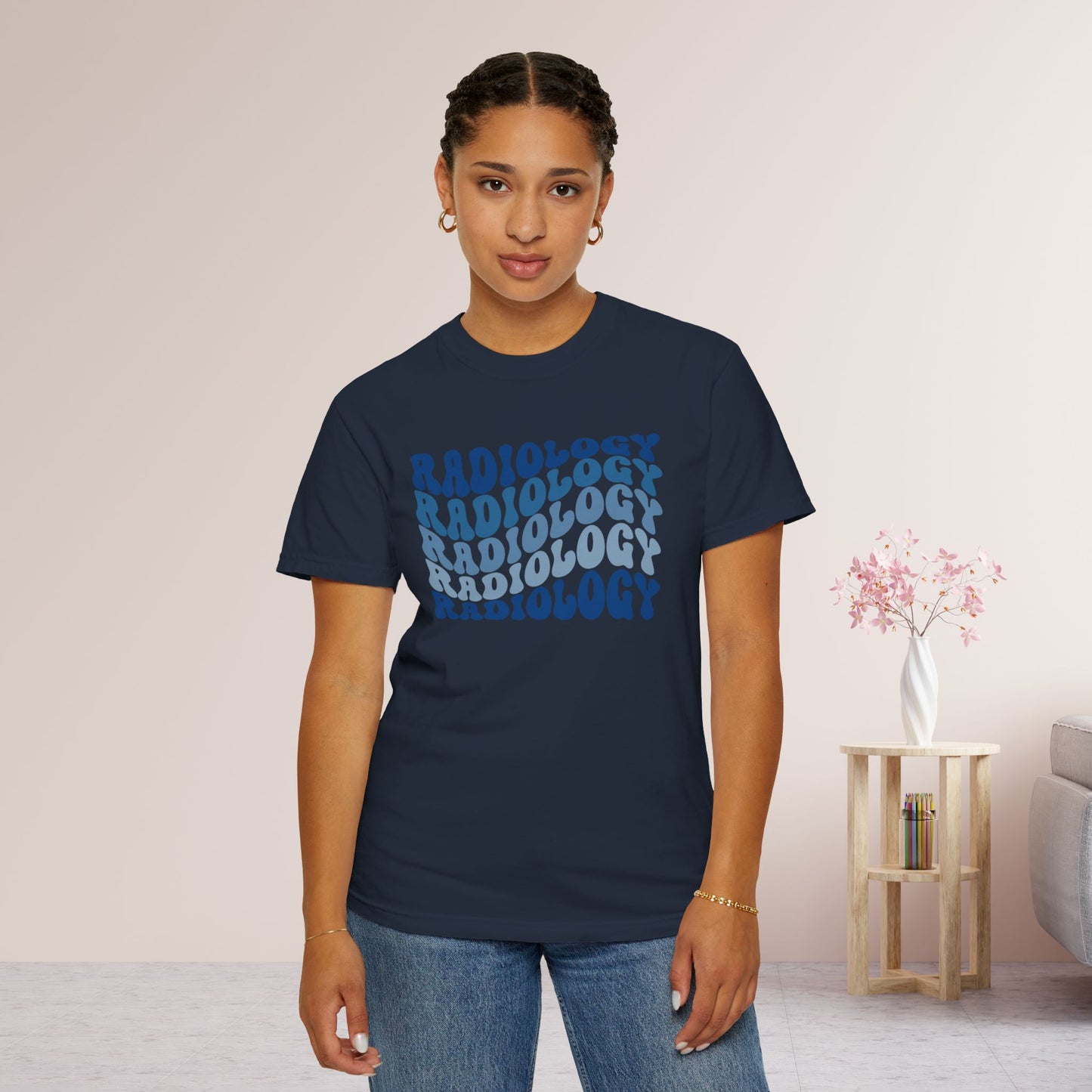 Groovy Blue Comfort Colors Radiology Shirt