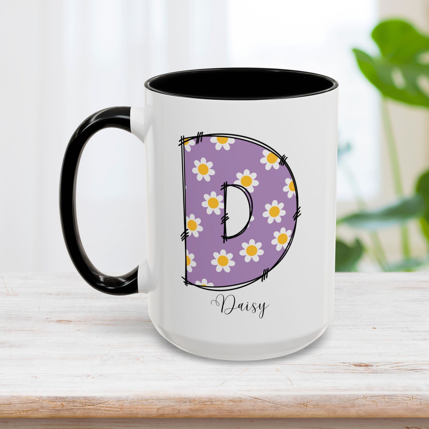 Custom Name Initial Letter Mug - Personalized Gifts A-Z