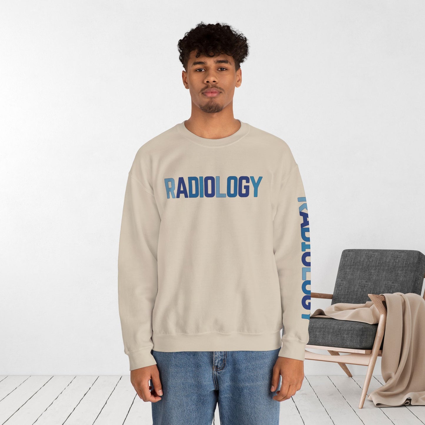 Trendy Blue Radiology Sweatshirt for RAD Technician