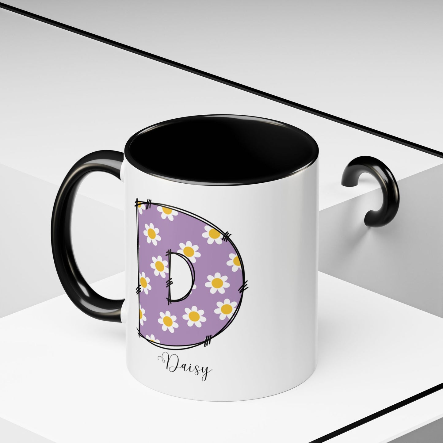 Custom Name Initial Letter Mug - Personalized Gifts A-Z