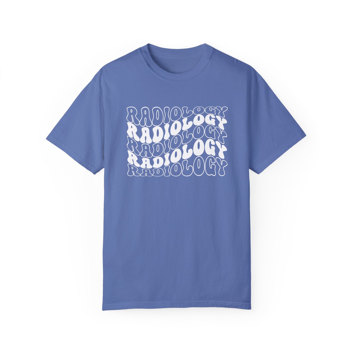 Groovy White Comfort Colors Radiology Tee