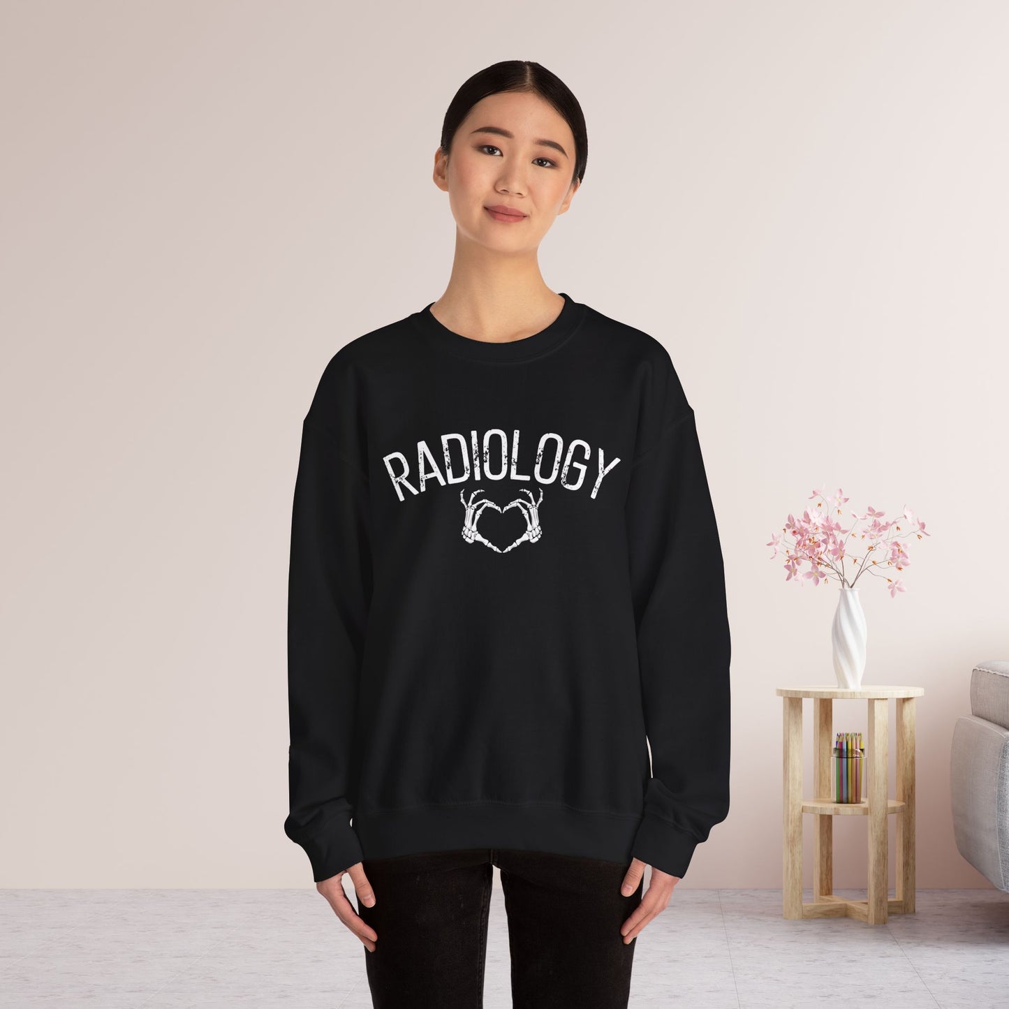 Skeleton Hand Radiology Sweatshirt for RAD Tech