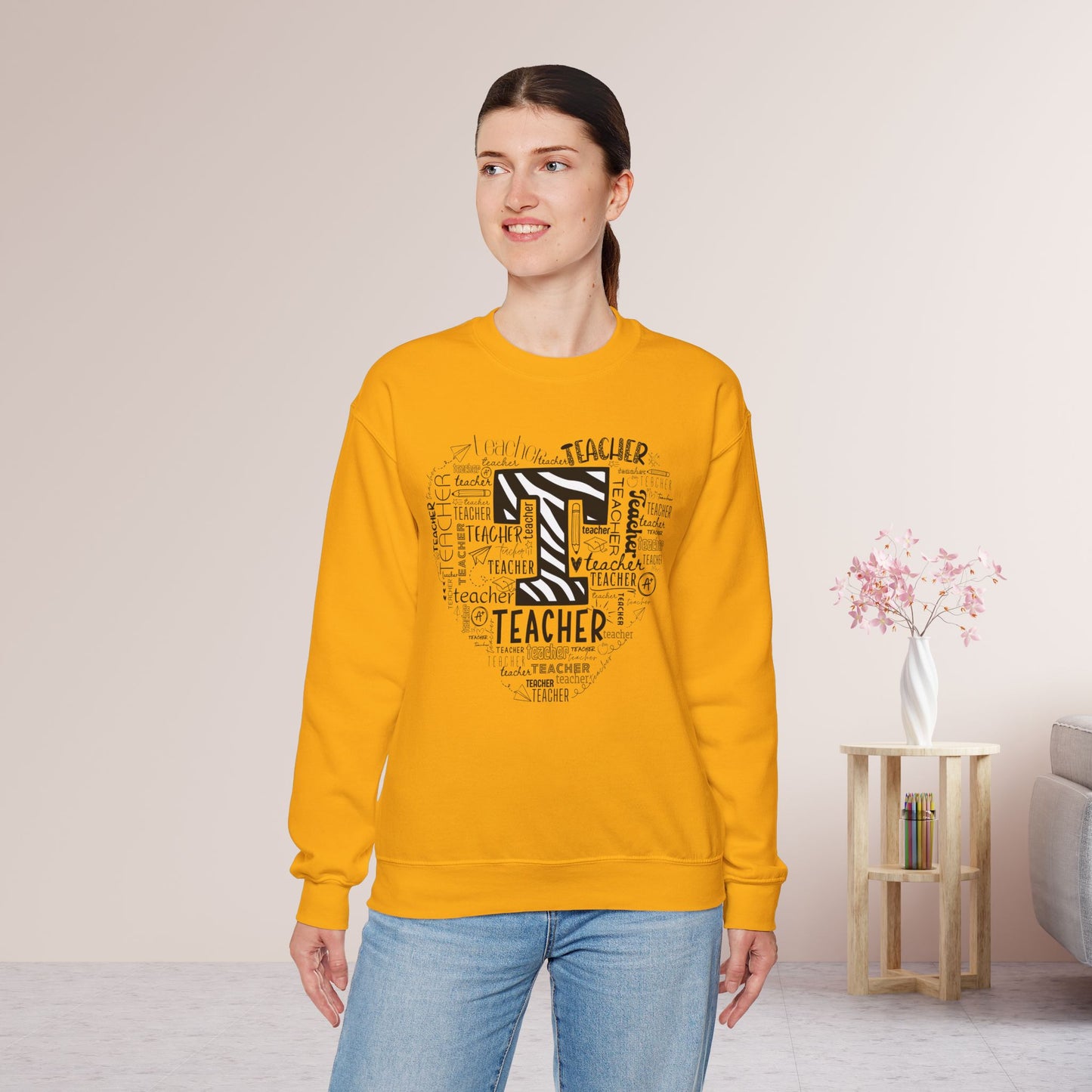 Trendy Teacher Sweatshirt for School Teachers