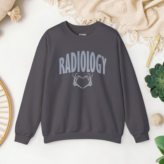 Skeleton Hand Radiology Sweatshirt for RAD Tech