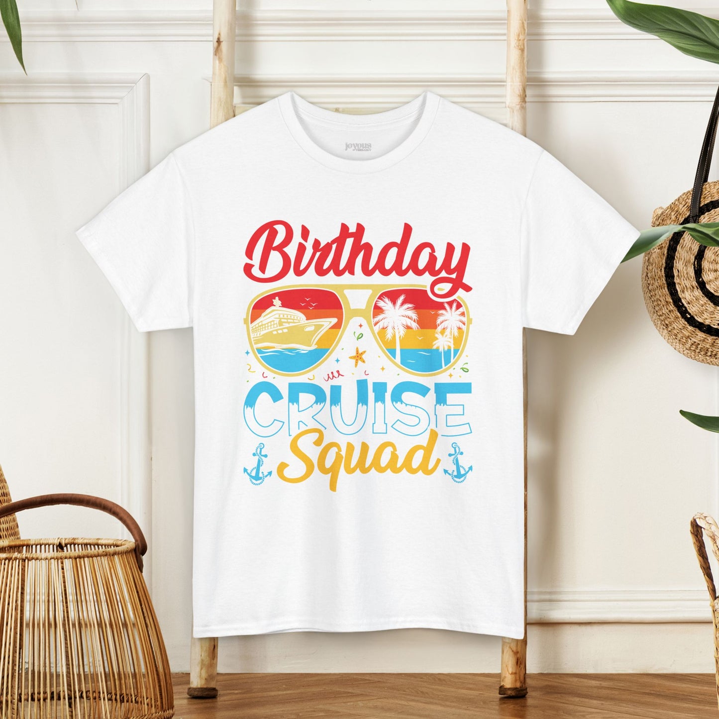 Birthday Cruise Squad Shirt - Family Cruise Vacation Heavy Cotton Tee