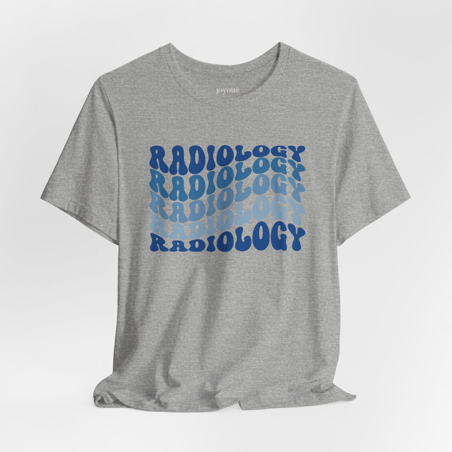 Groovy Blue Radiology Soft Cotton Tee