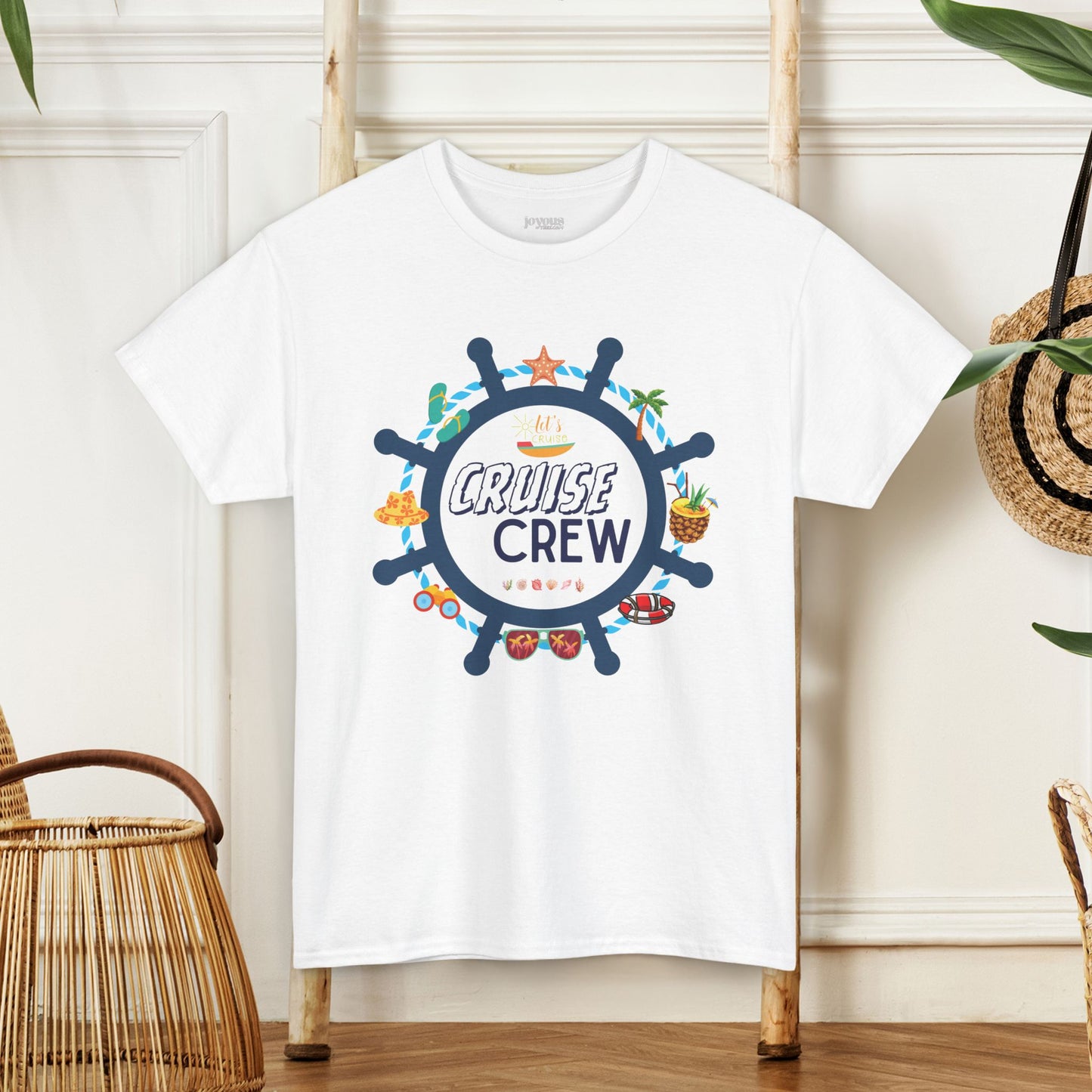 Matching Cruise Crew Shirt - Family Cruise Heavy Cotton Tee