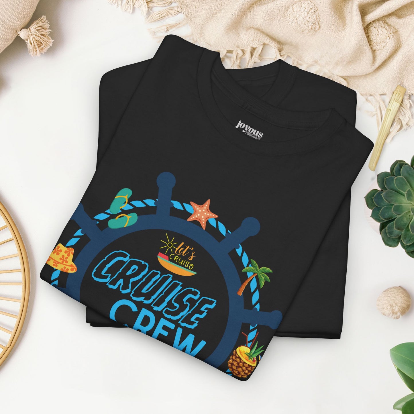 Matching Cruise Crew Shirt - Family Cruise Heavy Cotton Tee