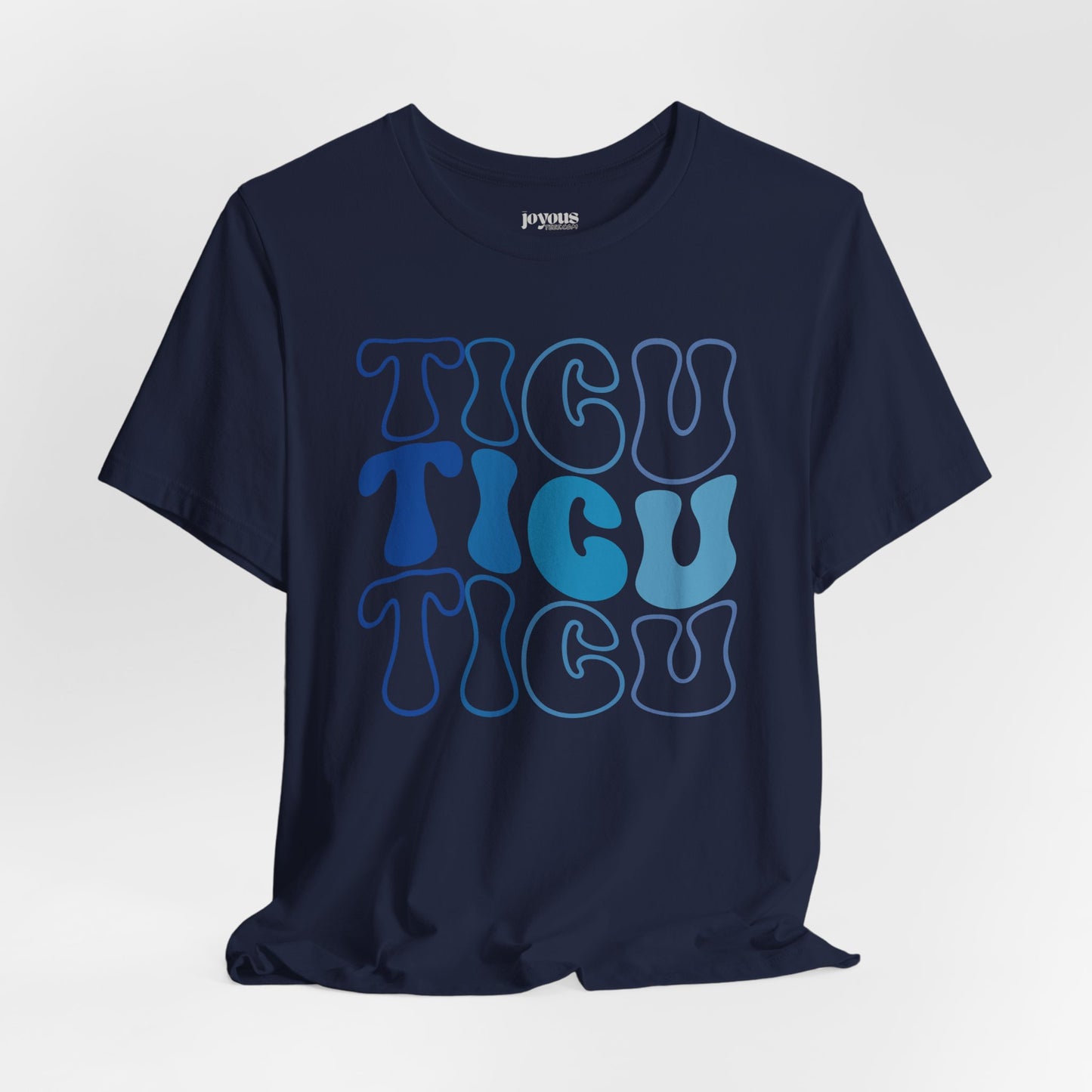 Groovy Blue TICU Shirt - Trauma ICU Nurse Soft Cotton Tee