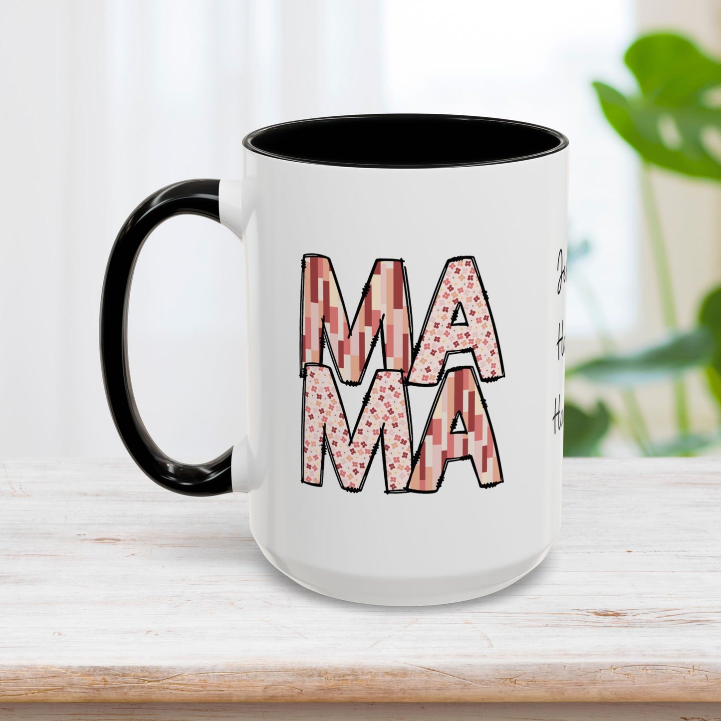 Personalized Mama Coffee Mug with Kids Names - Custom Mom Gifts for Mother's Day