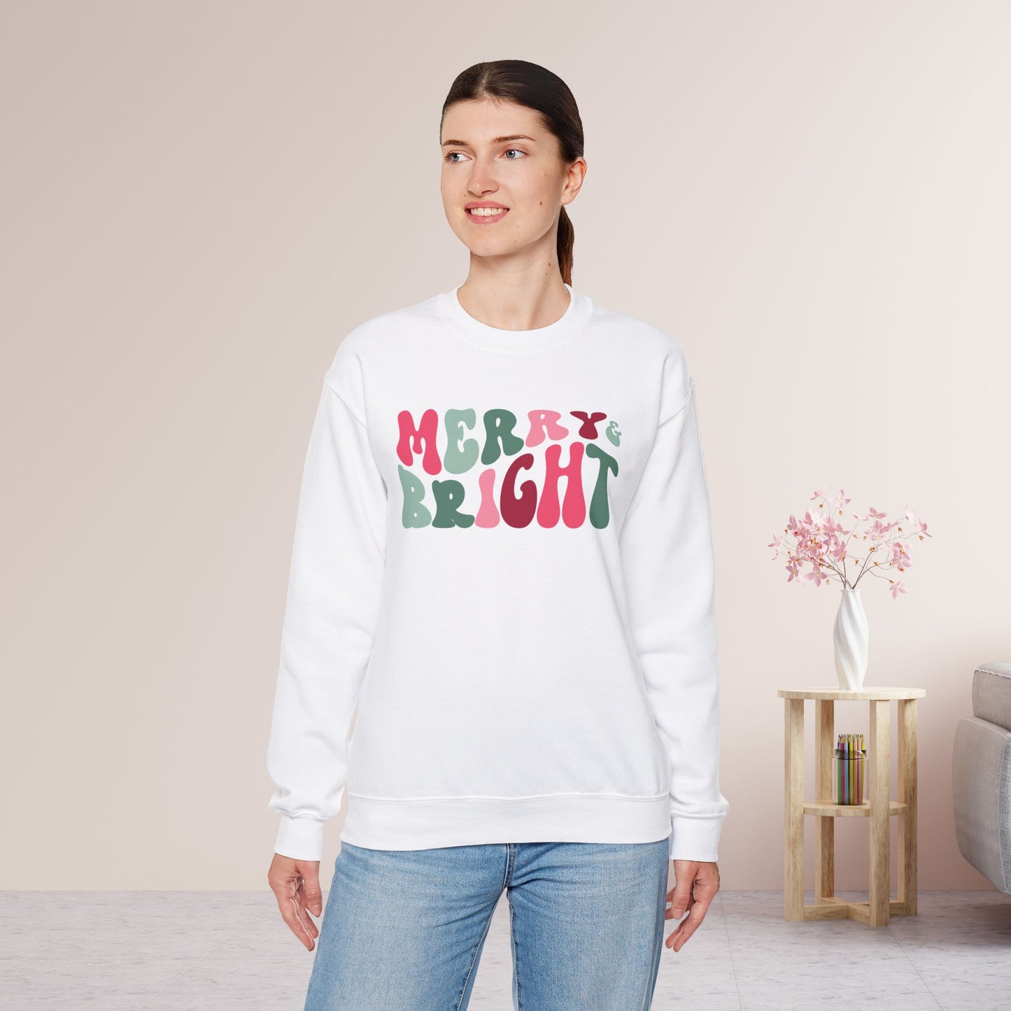 Merry and Bright Christmas Sweatshirt