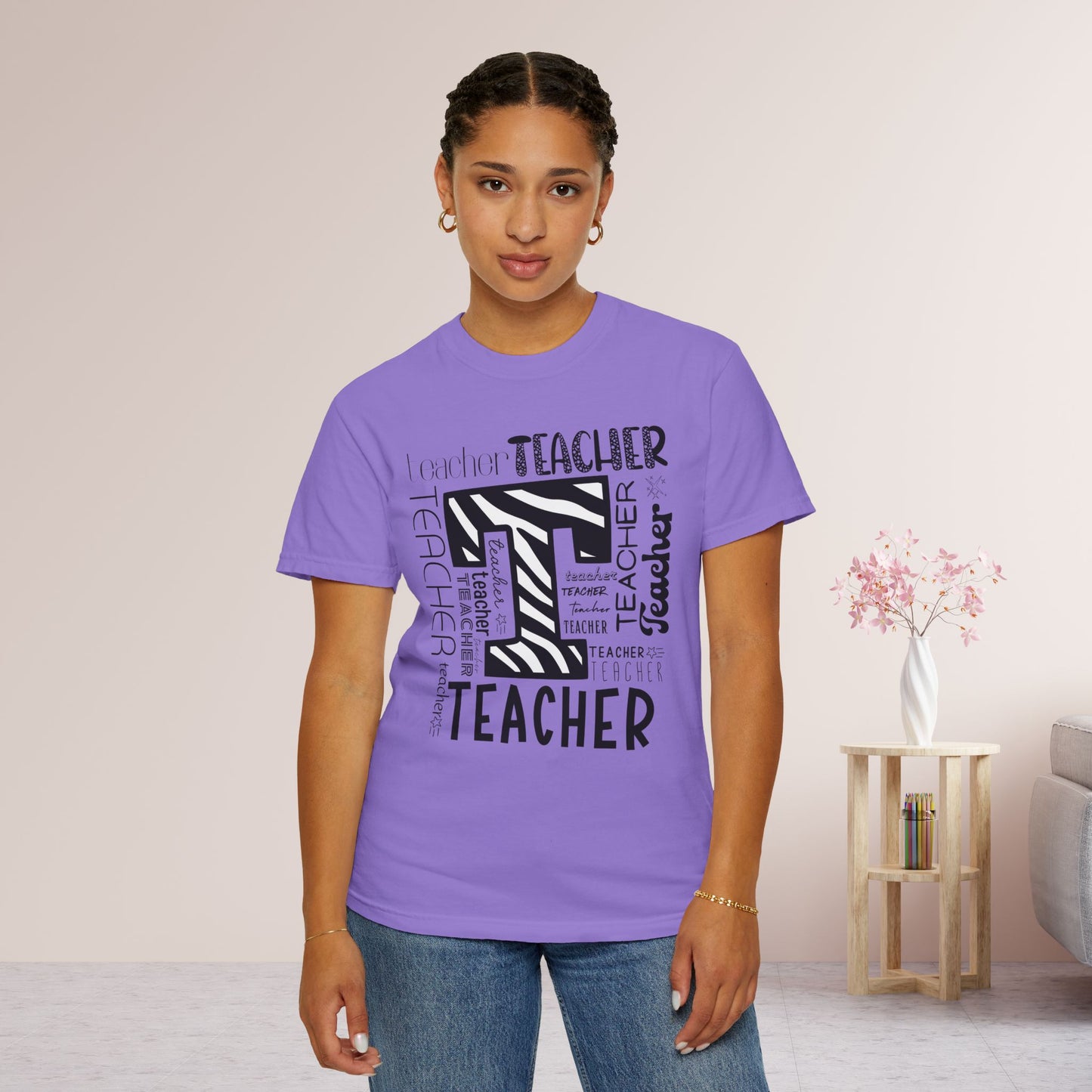 Trendy Teacher Comfort Colors Shirt