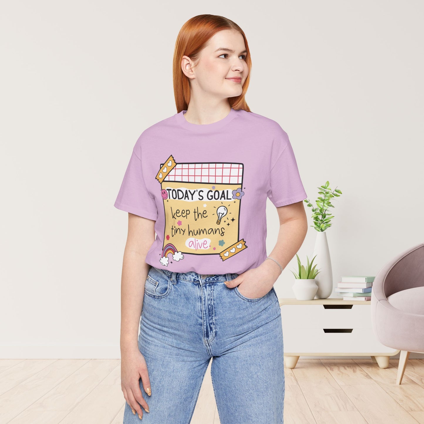 Trendy Motivational Teacher Soft Cotton Tee