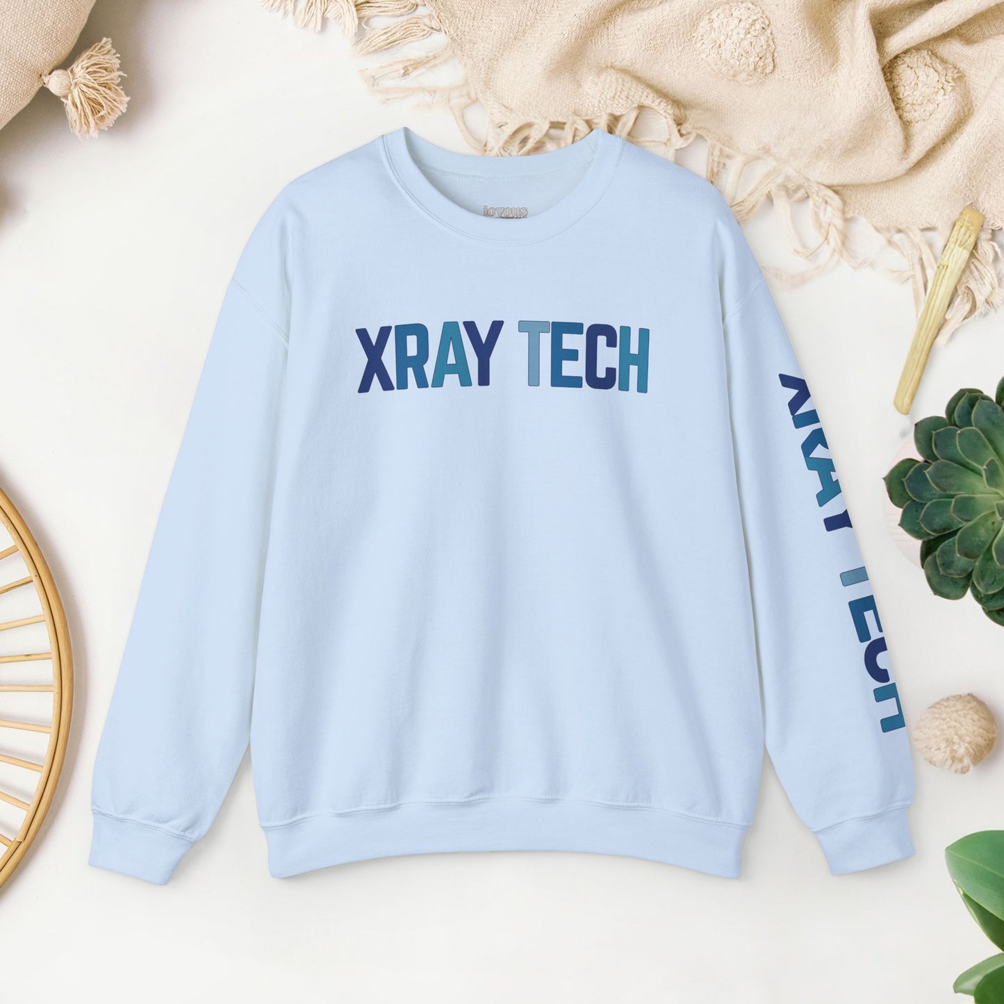 Unisex Blue Xray Tech Sweatshirt