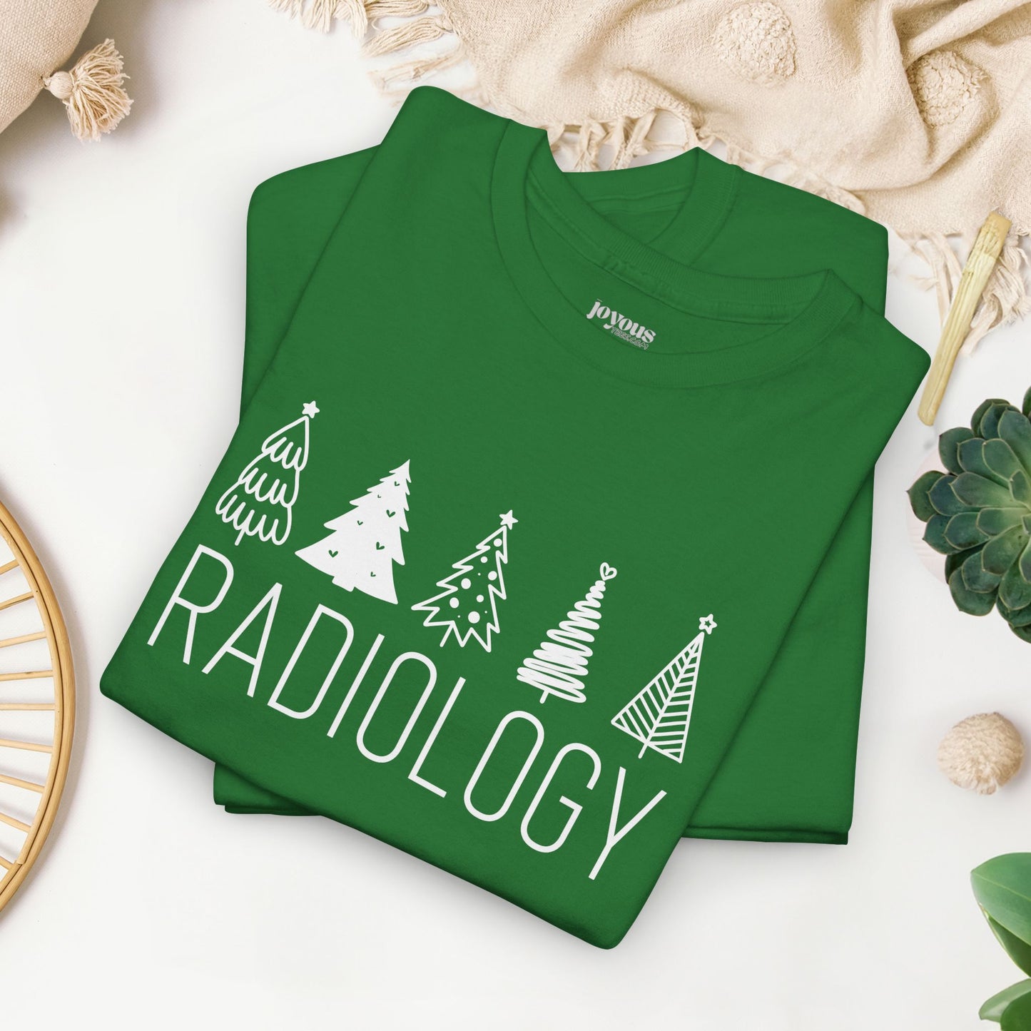 Christmas Tree Radiology Heavy Cotton Tee