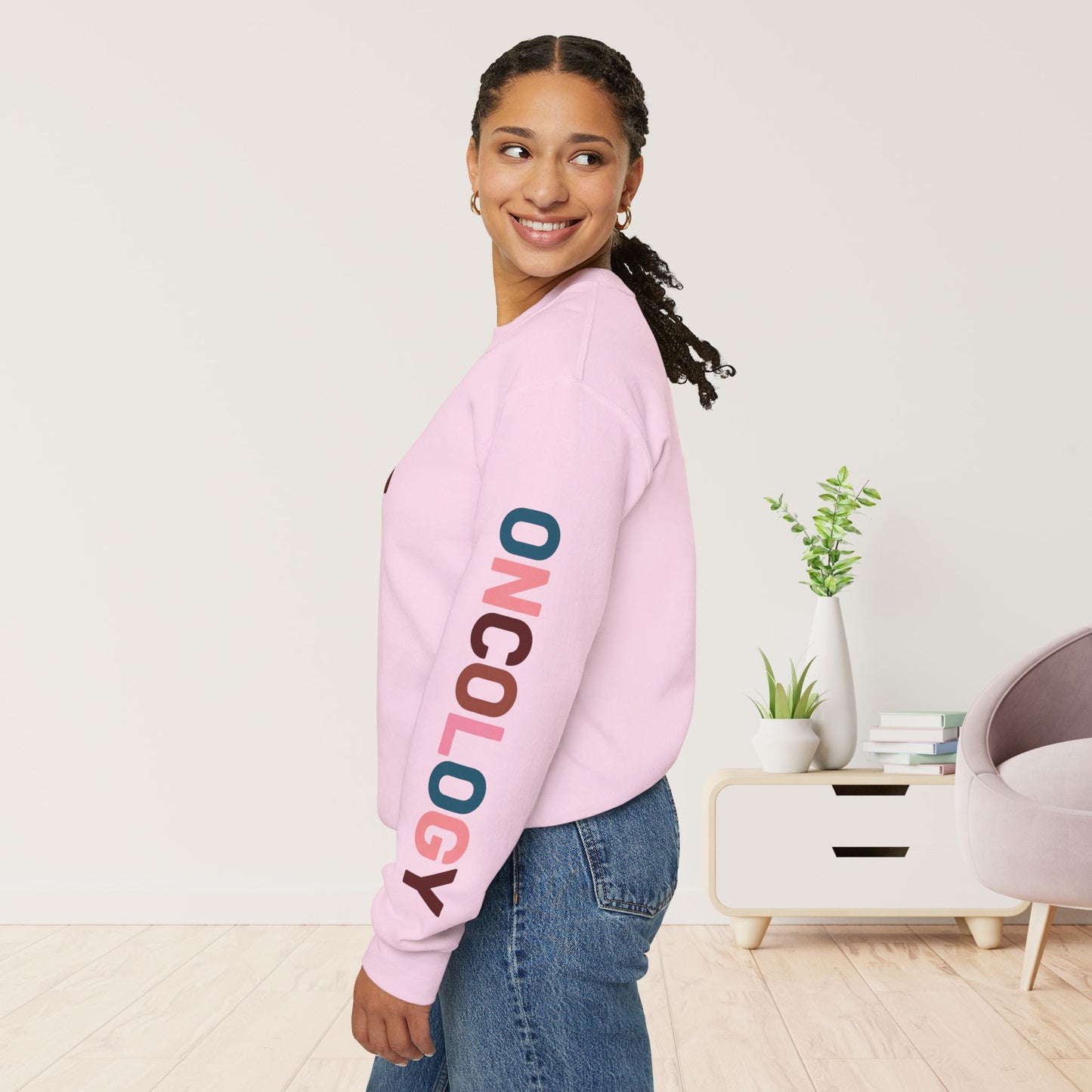 Unisex Colorful Oncology Sweatshirt