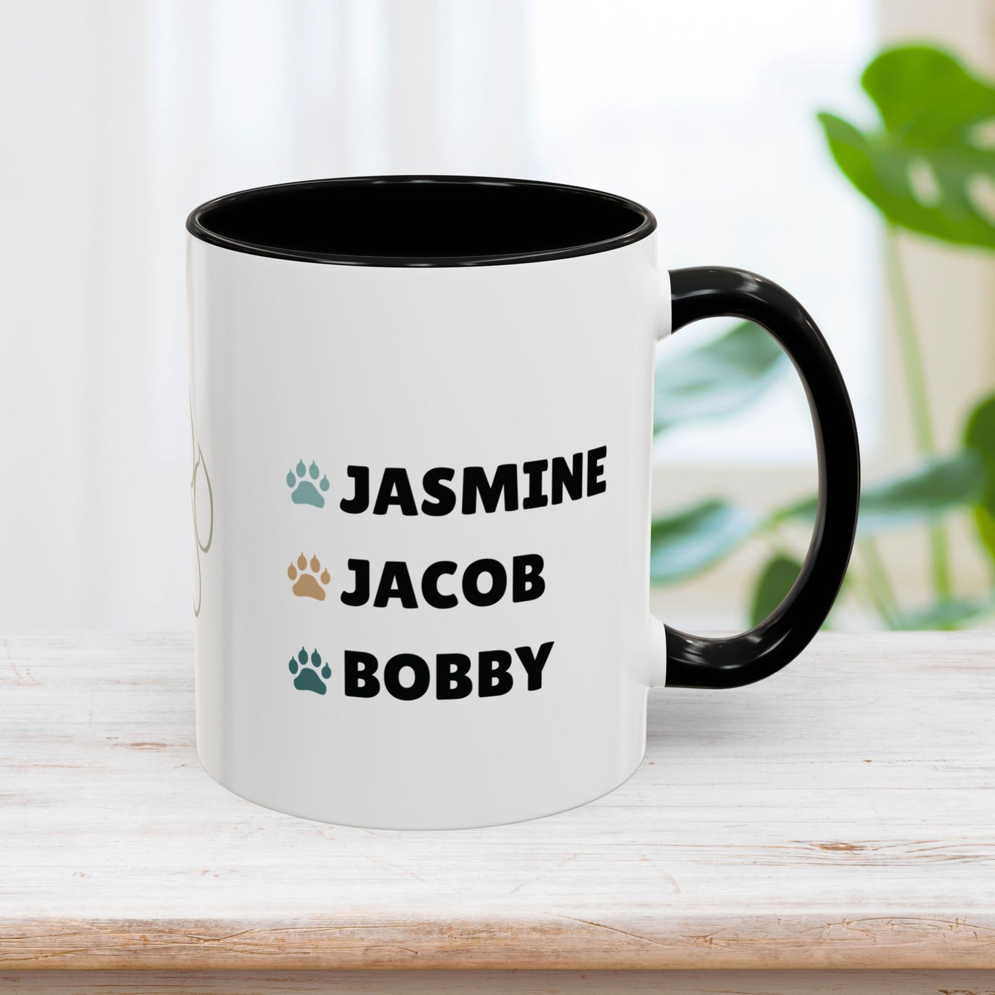 Personalized Papa Bear Coffee Mug with Kids Names - Custom Dad Gifts for Father's Day