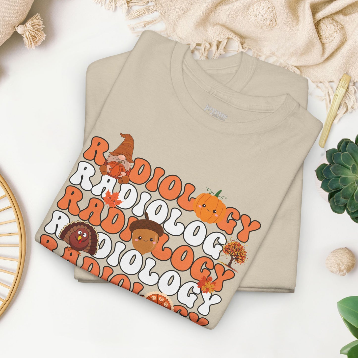 Groovy Thanksgiving Radiology Heavy Cotton Tee