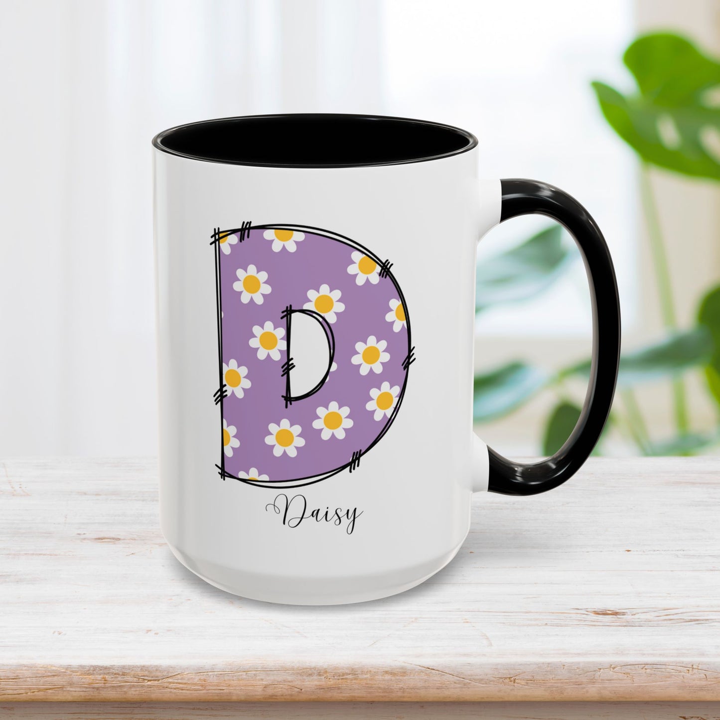 Custom Name Initial Letter Mug - Personalized Gifts A-Z