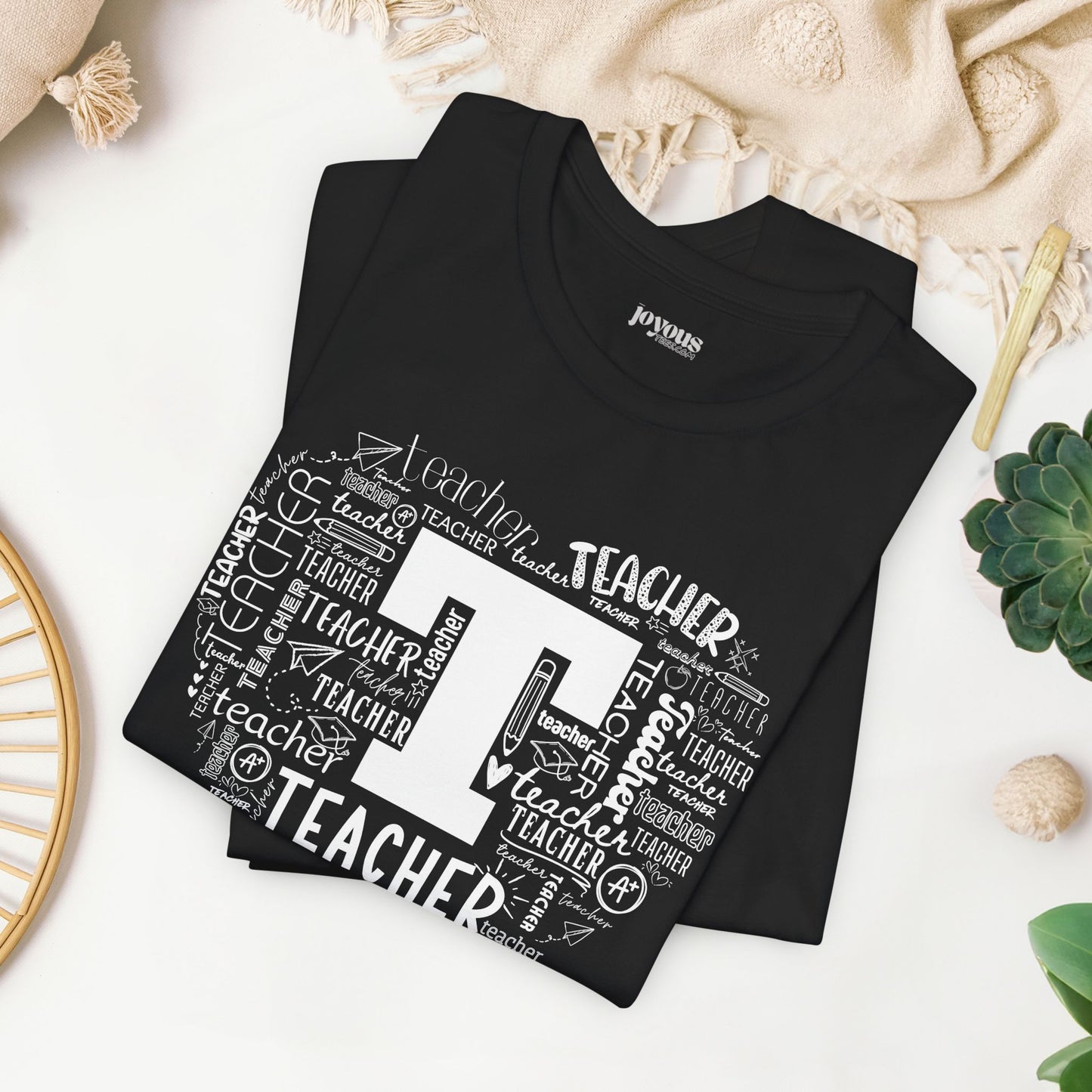 Trendy Teacher Soft Cotton Tee for School Teachers