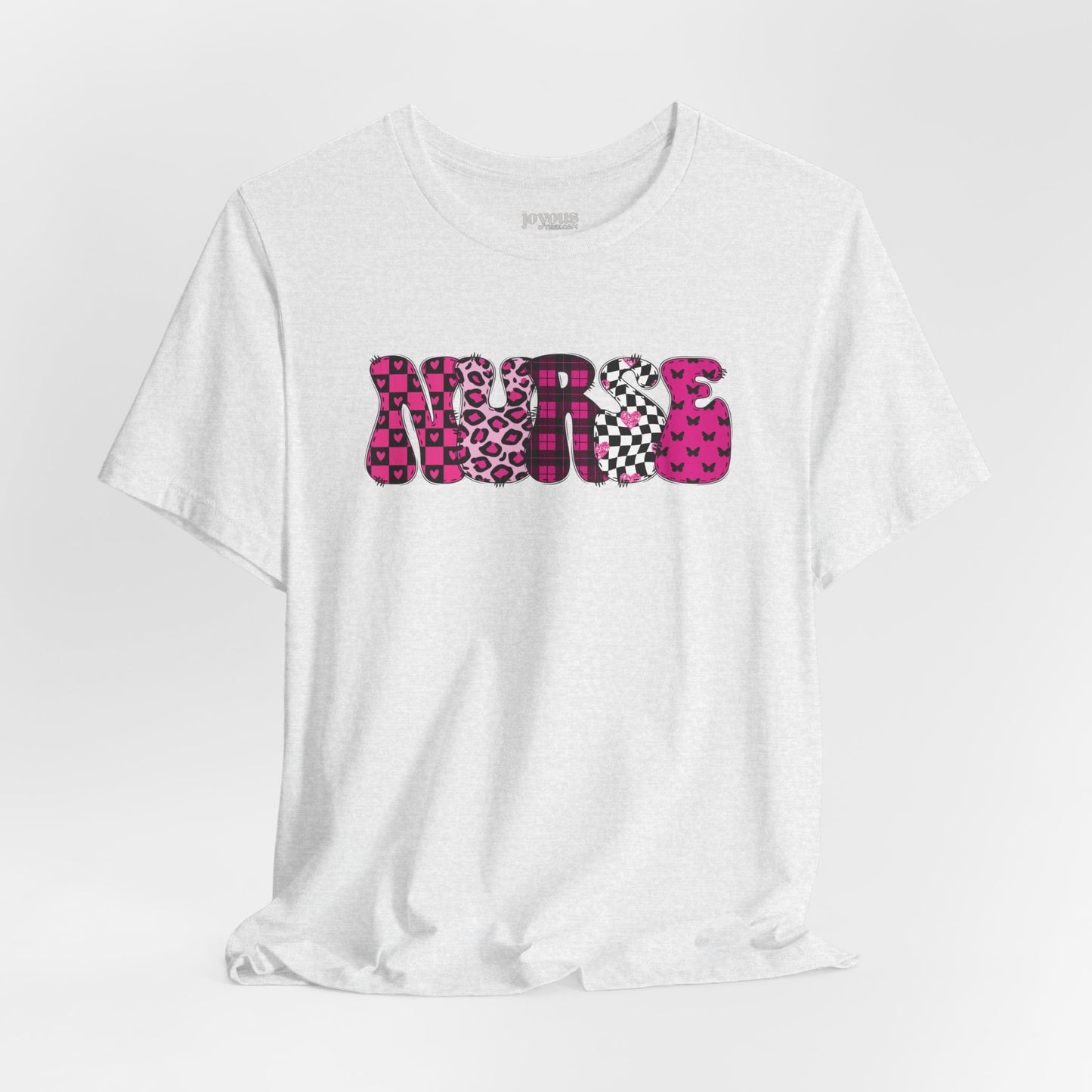 Groovy Font Nurse Shirt - Registered Nurse Soft Cotton Tee