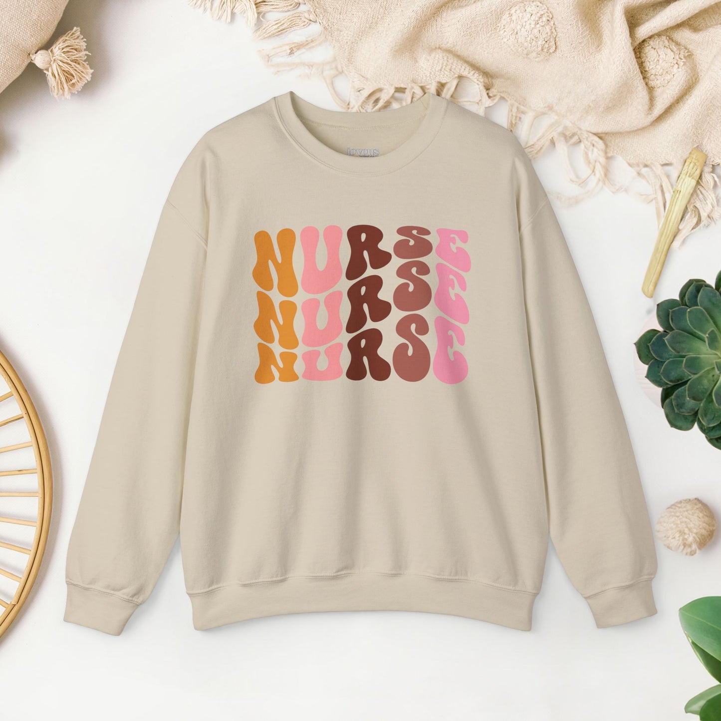 Groovy Nurse Sweatshirt - Nurse Pullover