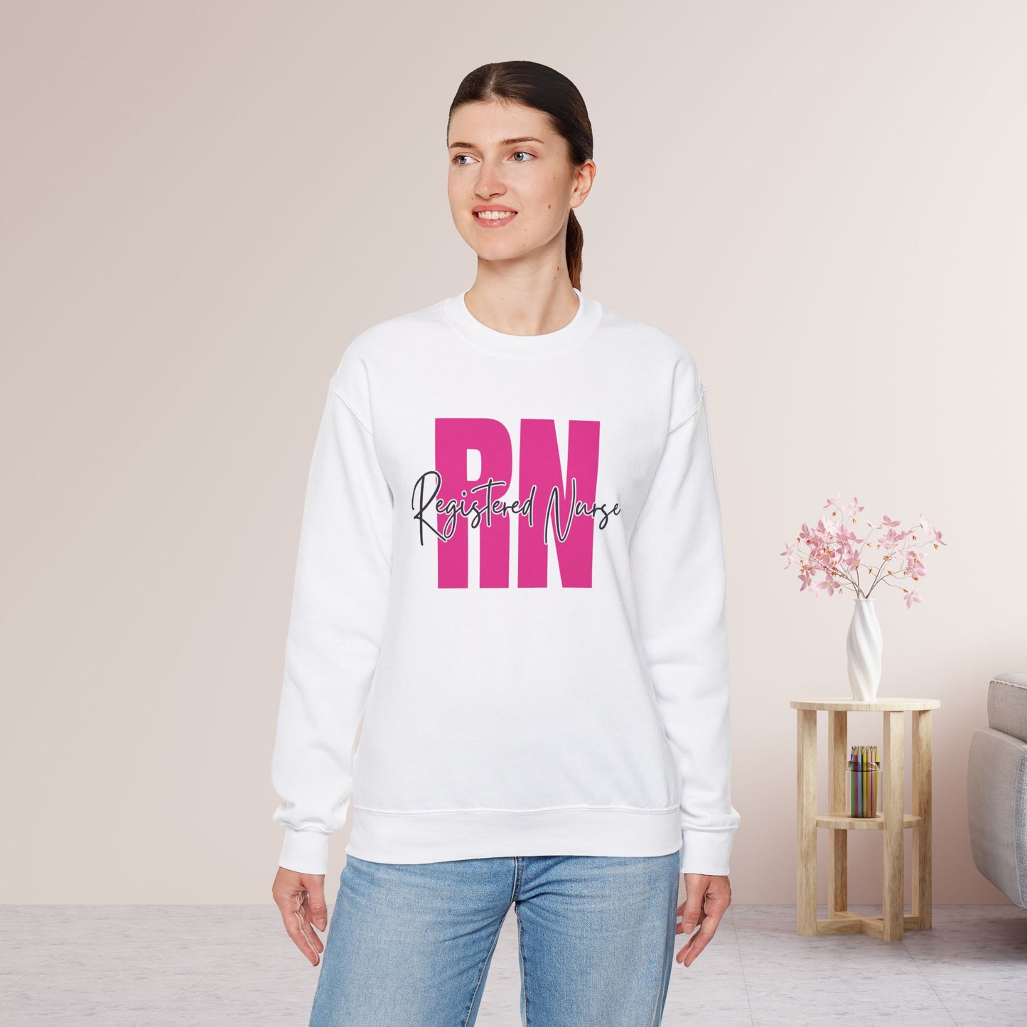 Pink Registered Nurse Sweatshirt