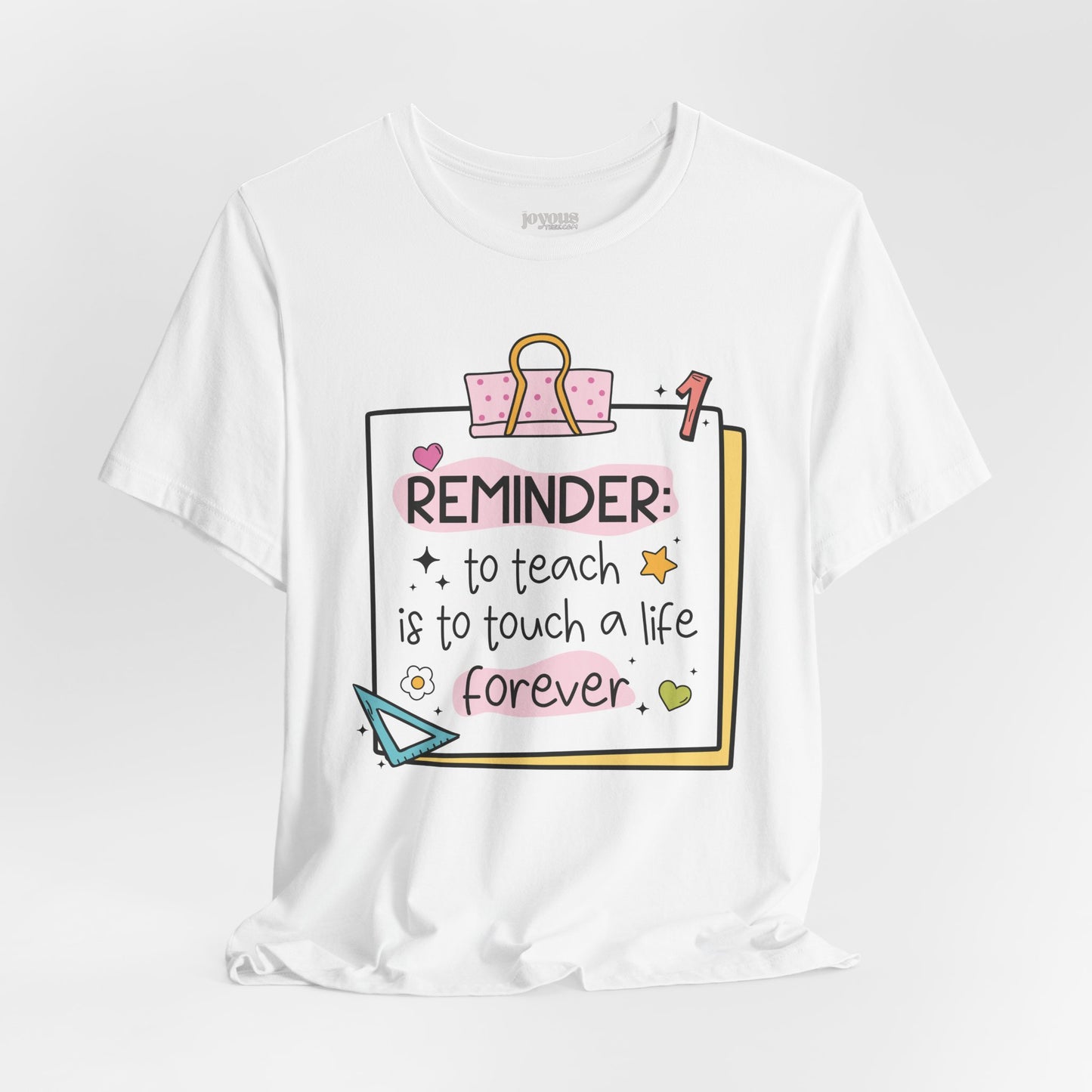 Trendy Motivational Teacher Soft Cotton Tee