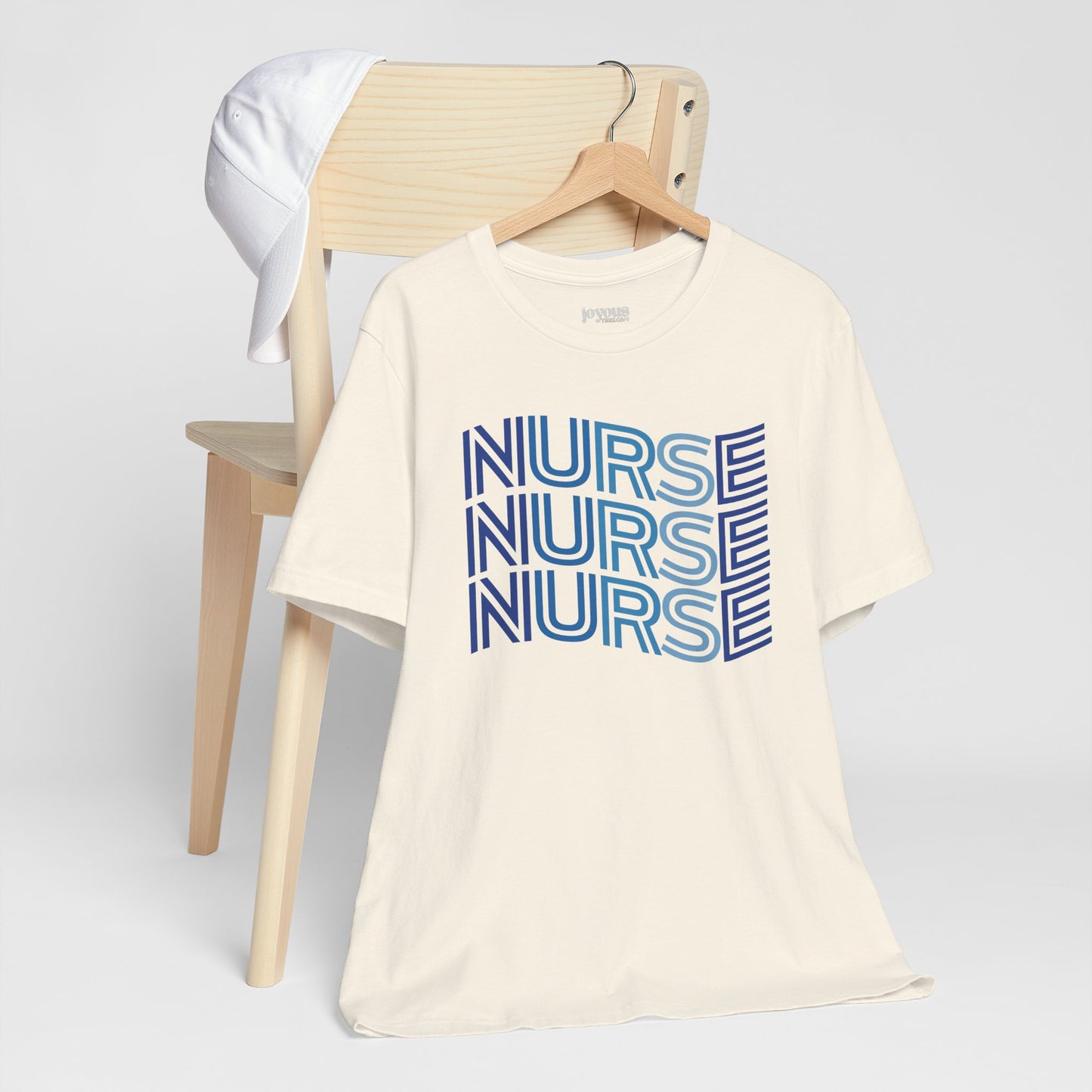 Wavy Nurse Shirt - Registered Nurse Soft Cotton Tee