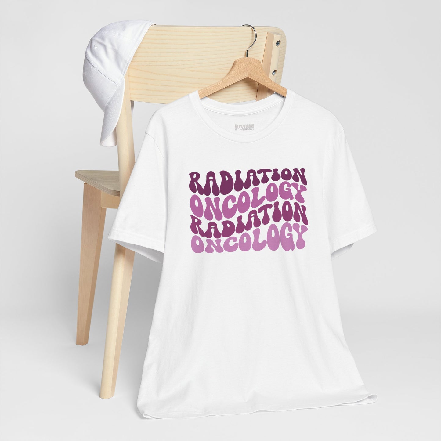 Purple Groovy Radiation Oncology Soft Cotton Tee