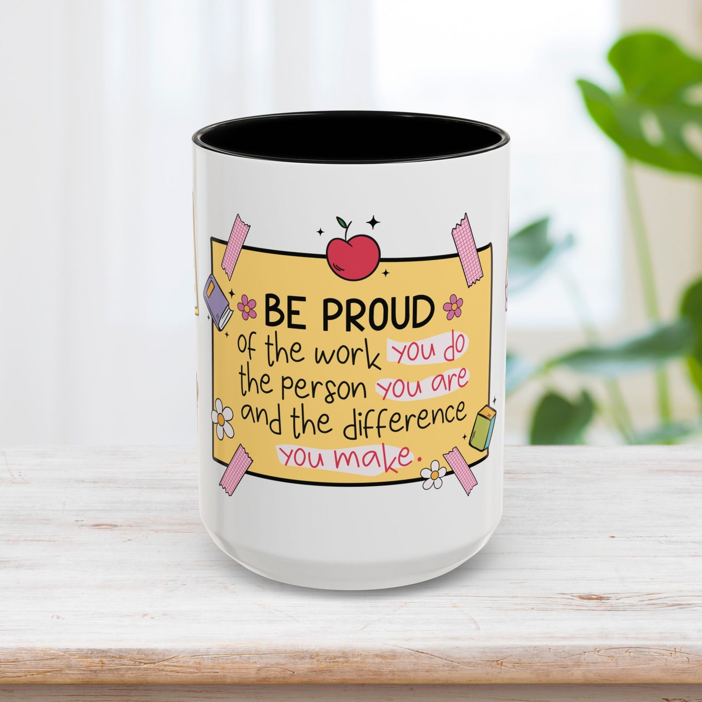 Trendy Motivational Teacher Mug