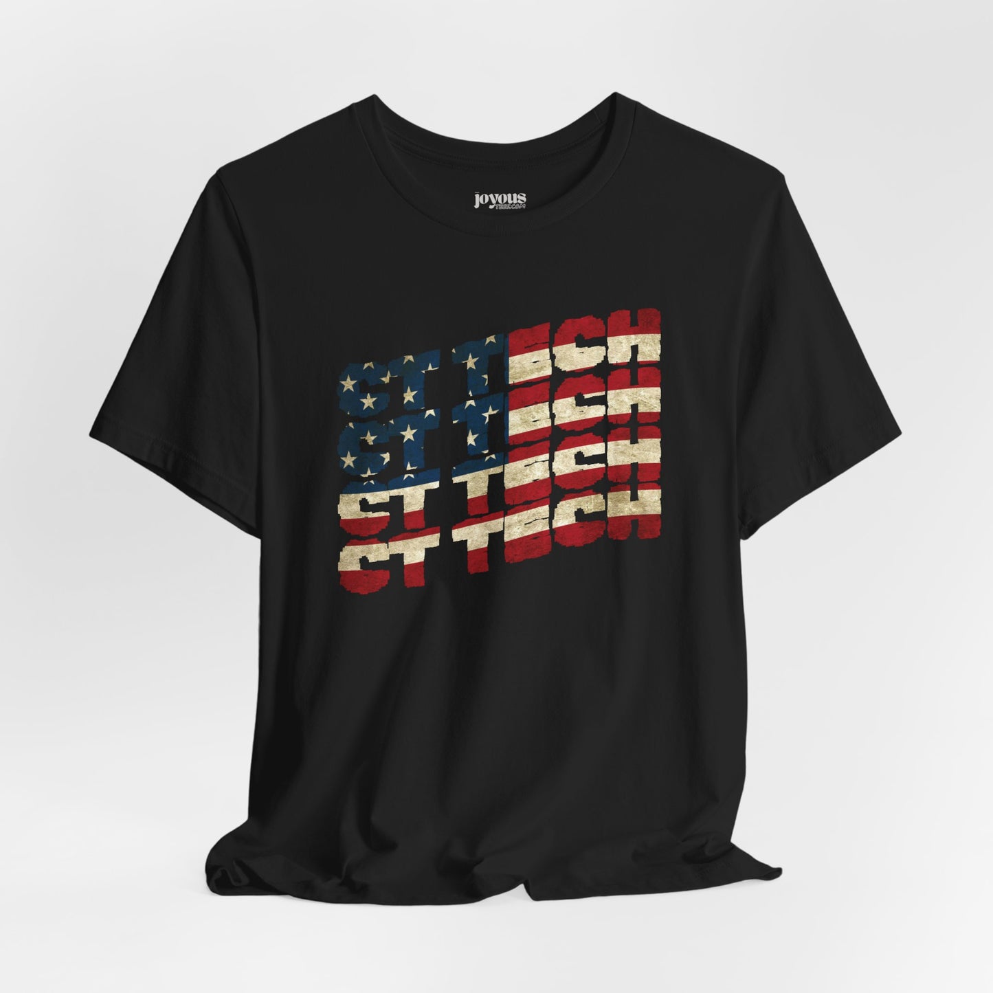 USA Flag CT Tech Shirt -  4th of July CT Technologist Soft Cotton Tee