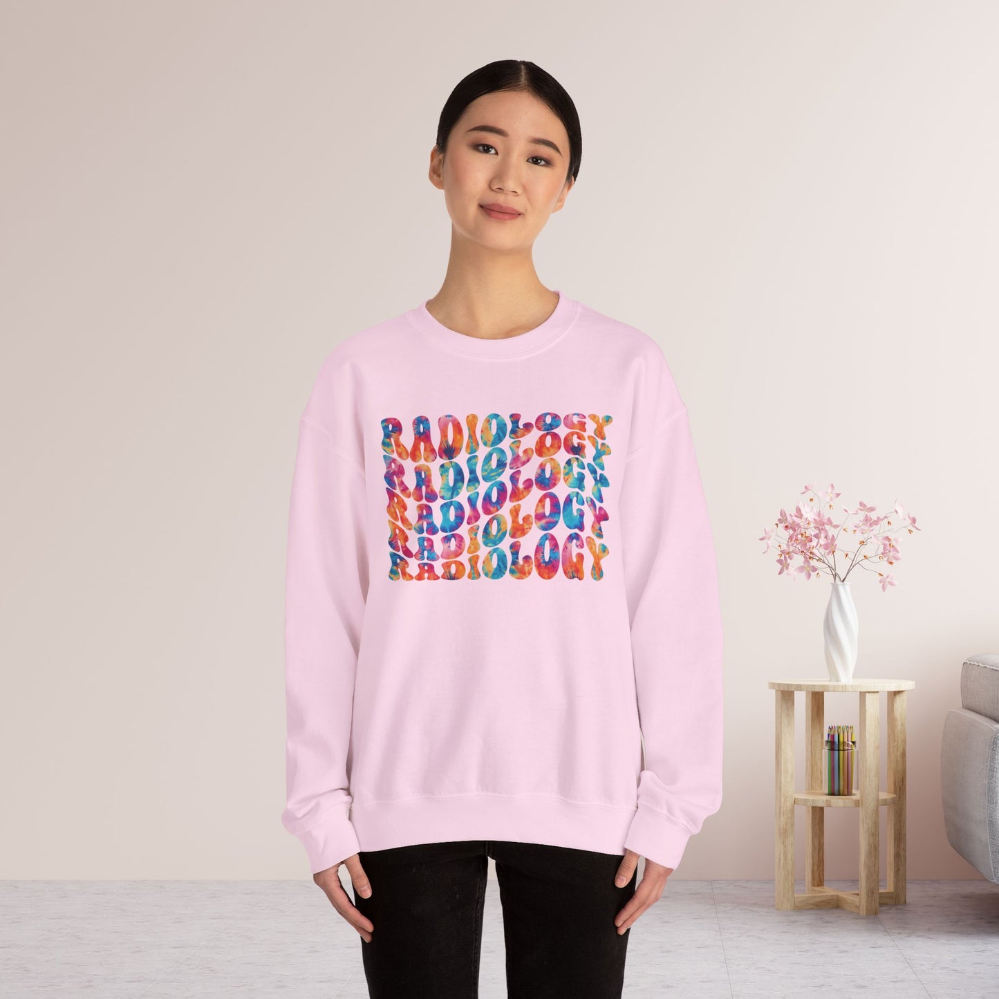 Groovy Colorful Radiology Sweatshirt for RAD Technician