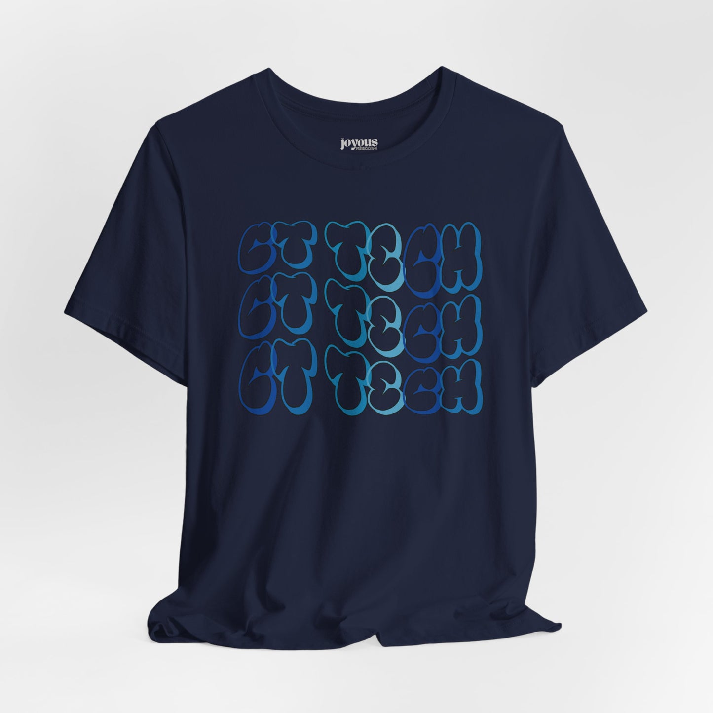 Groovy Blue CT Tech Shirt - CT Technologist Soft Cotton Tee