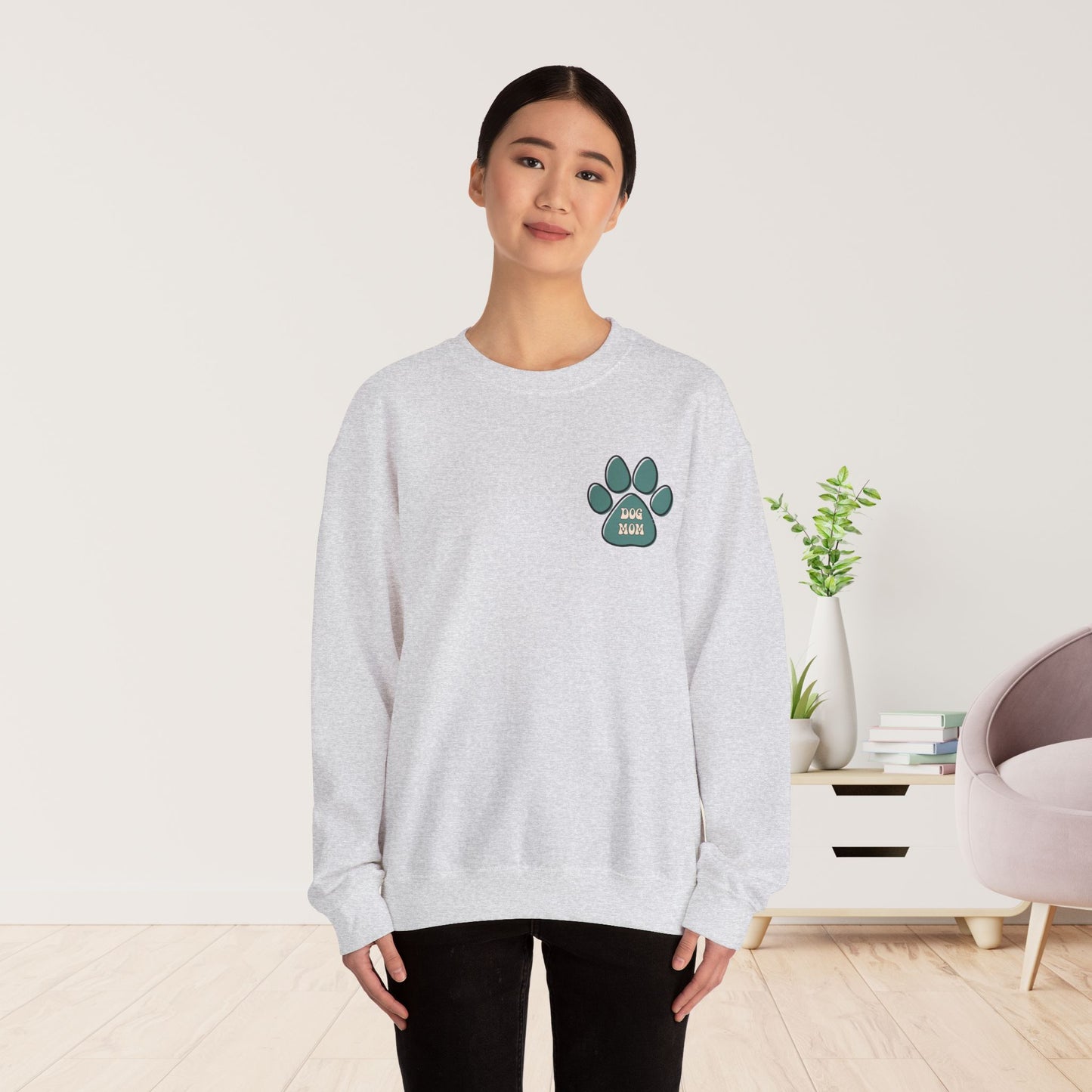 Retro Dog Mom Sweatshirt - Trendy Dog Mom Sweater