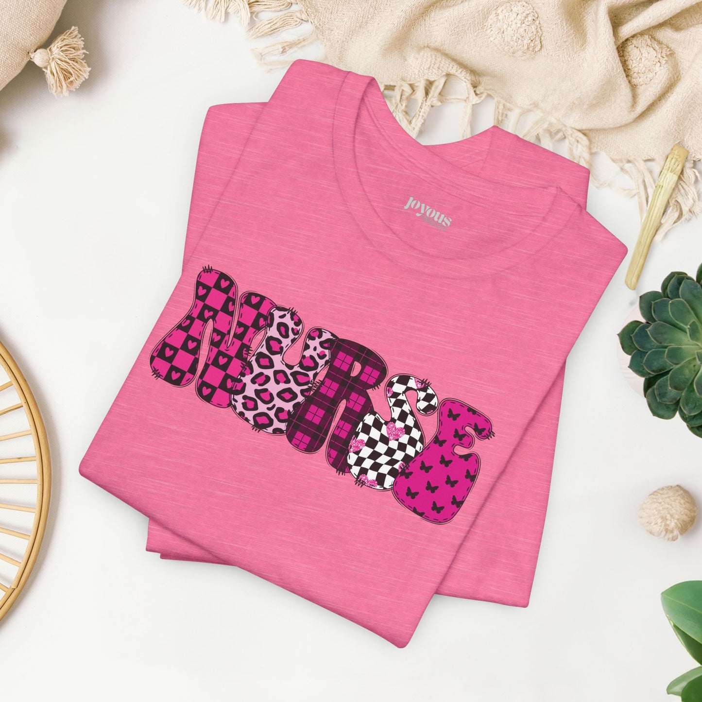 Groovy Font Nurse Shirt - Registered Nurse Soft Cotton Tee