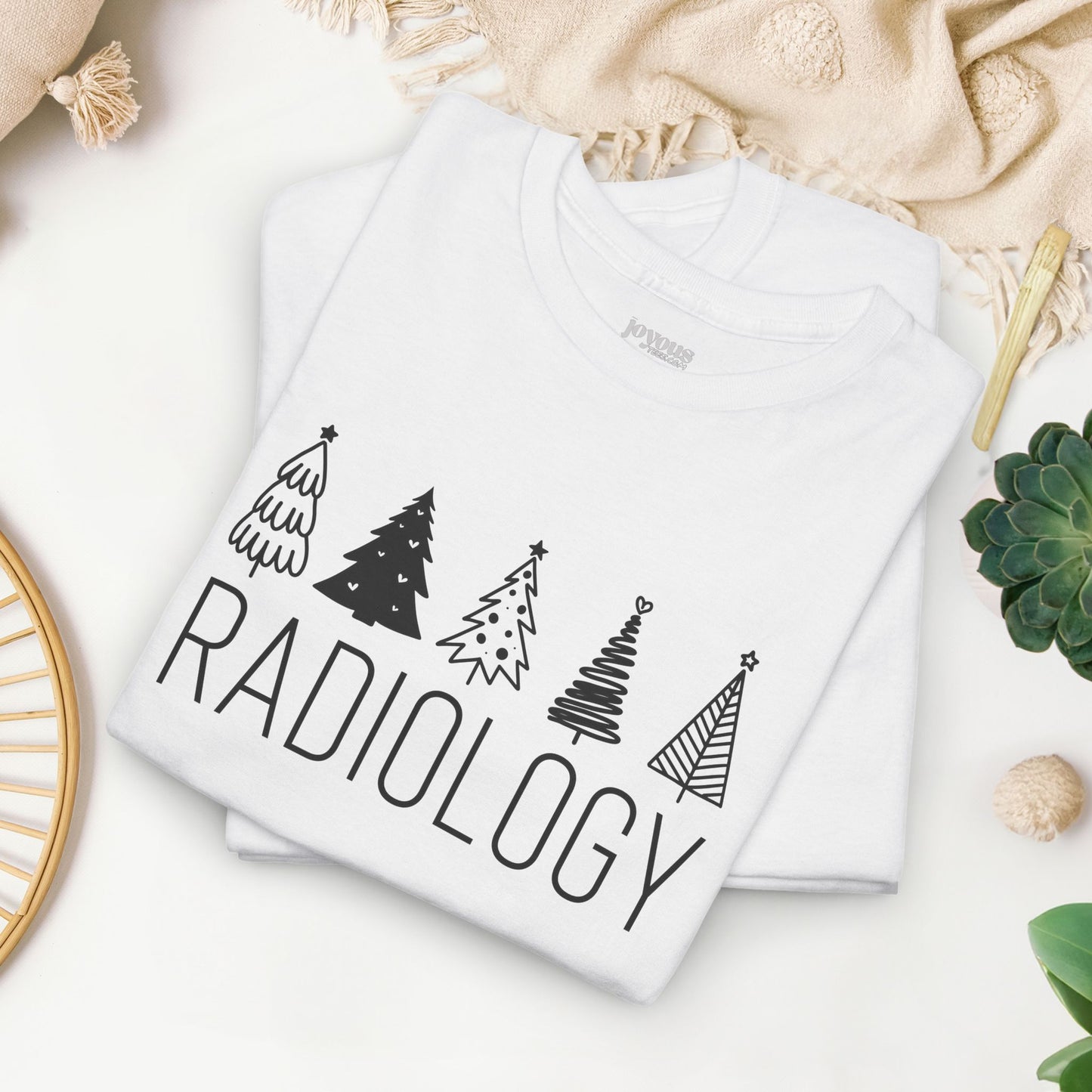 Christmas Tree Radiology Heavy Cotton Tee