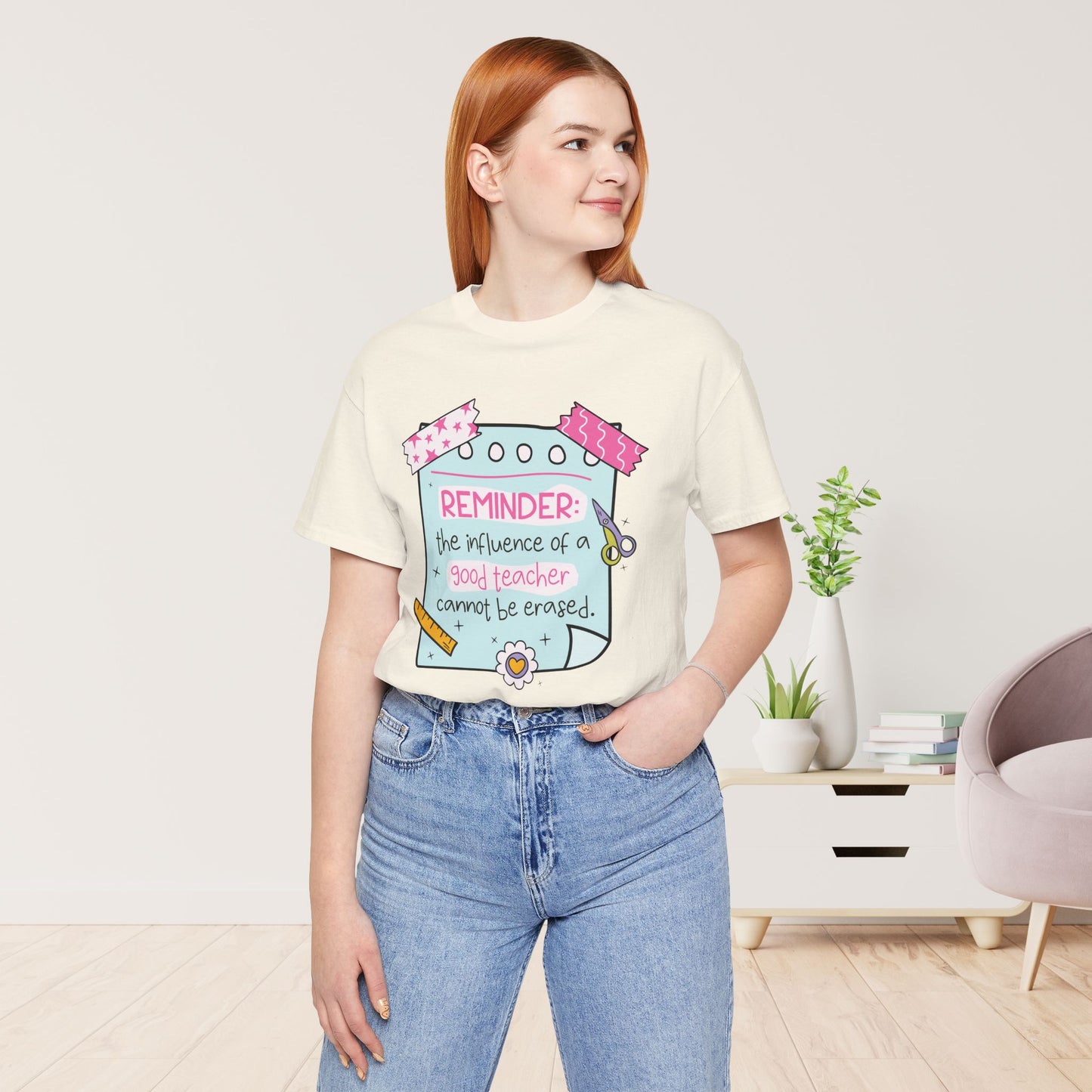 Trendy Motivational Teacher Soft Cotton Tee