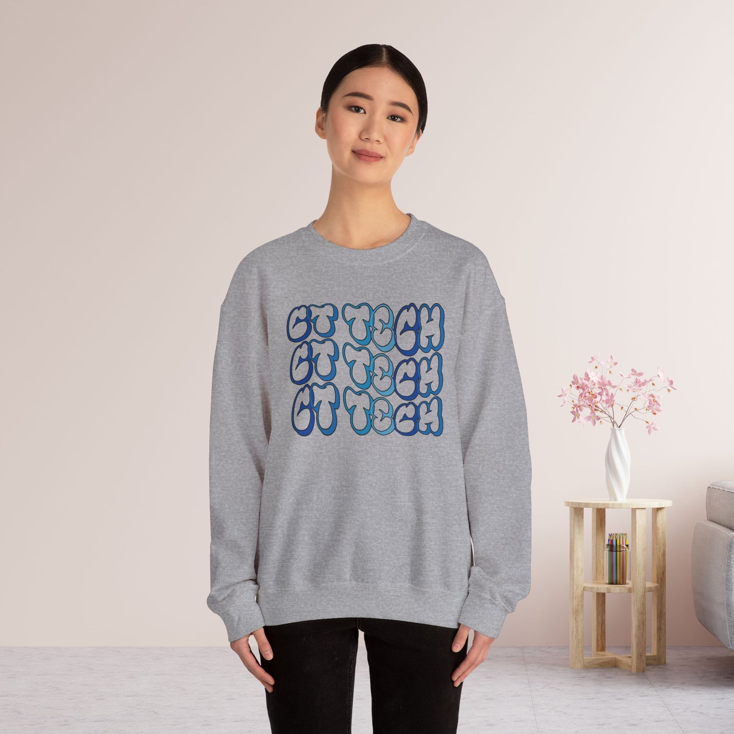 Groovy Blue CT Tech Sweatshirt - CT Technologist Sweater