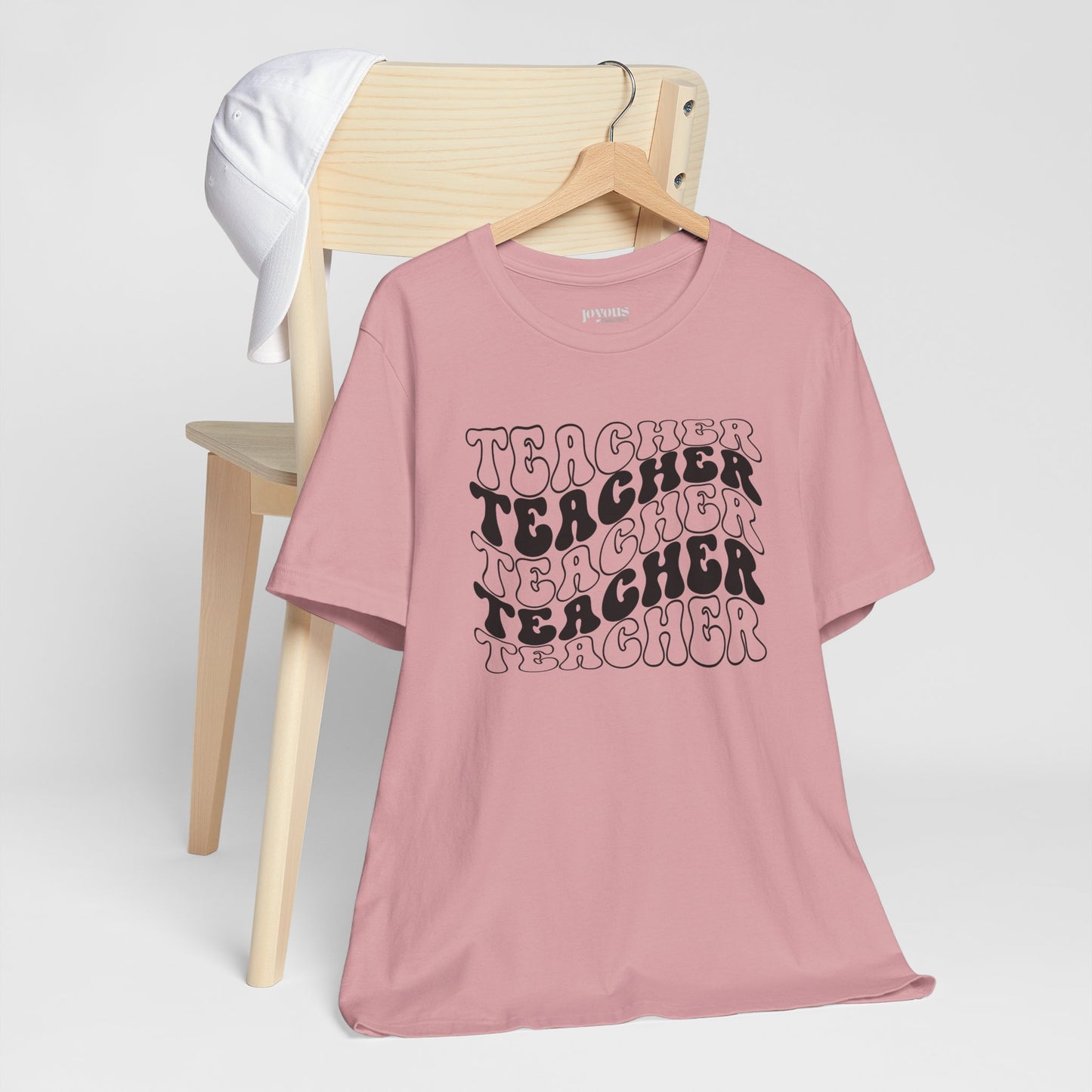 Trendy Groovy Teacher Soft Cotton Tee