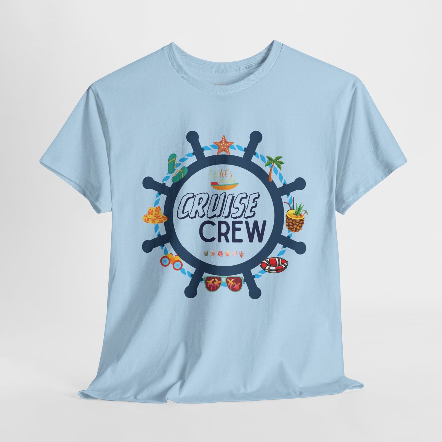 Matching Cruise Crew Shirt - Family Cruise Heavy Cotton Tee