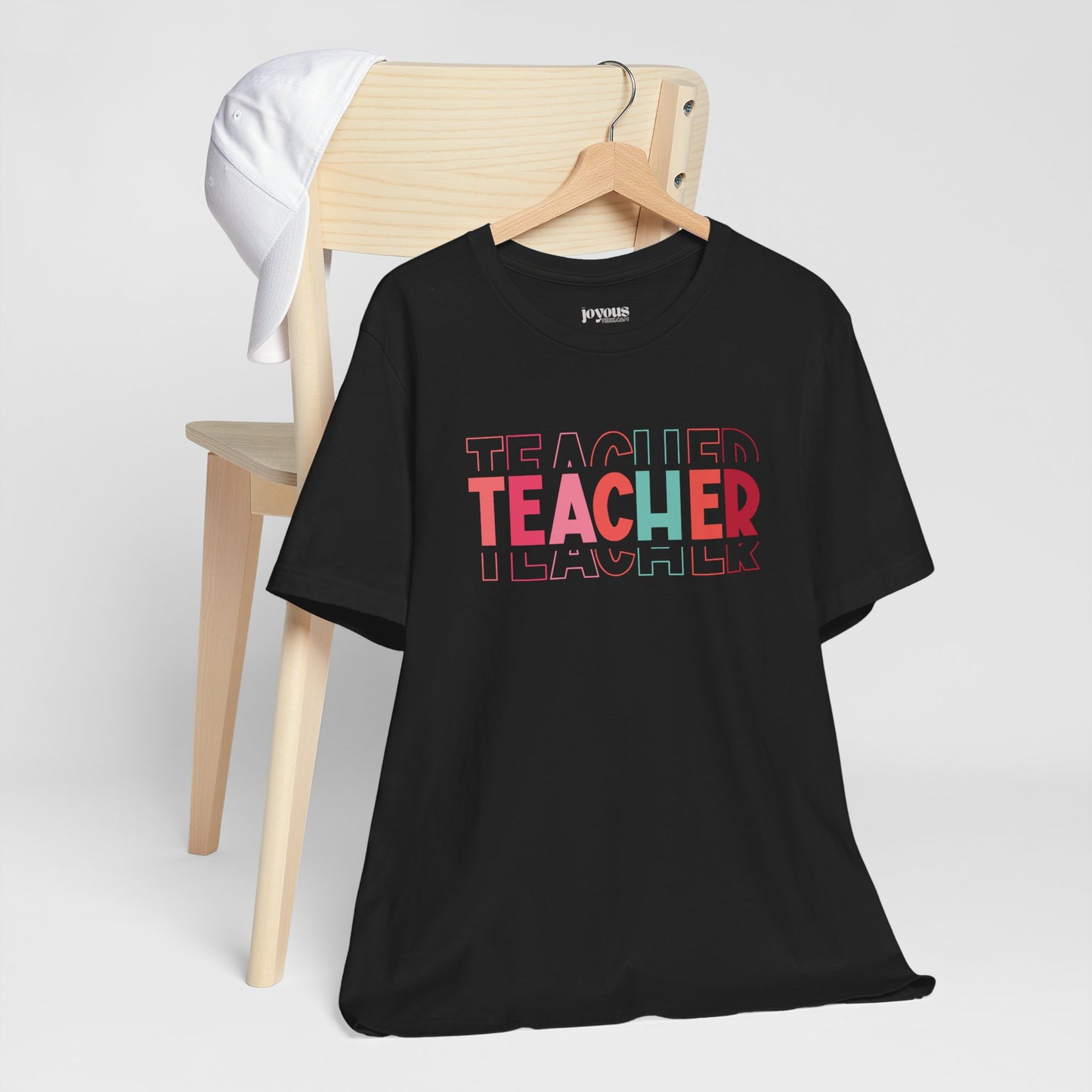 Colorful Teacher Soft Cotton Tee for School Teachers