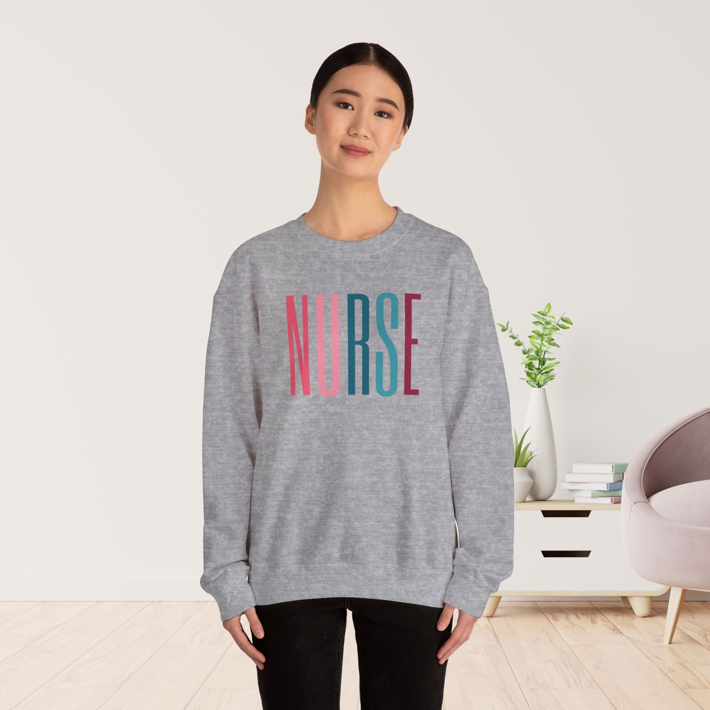 Colorful Nurse Sweatshirt