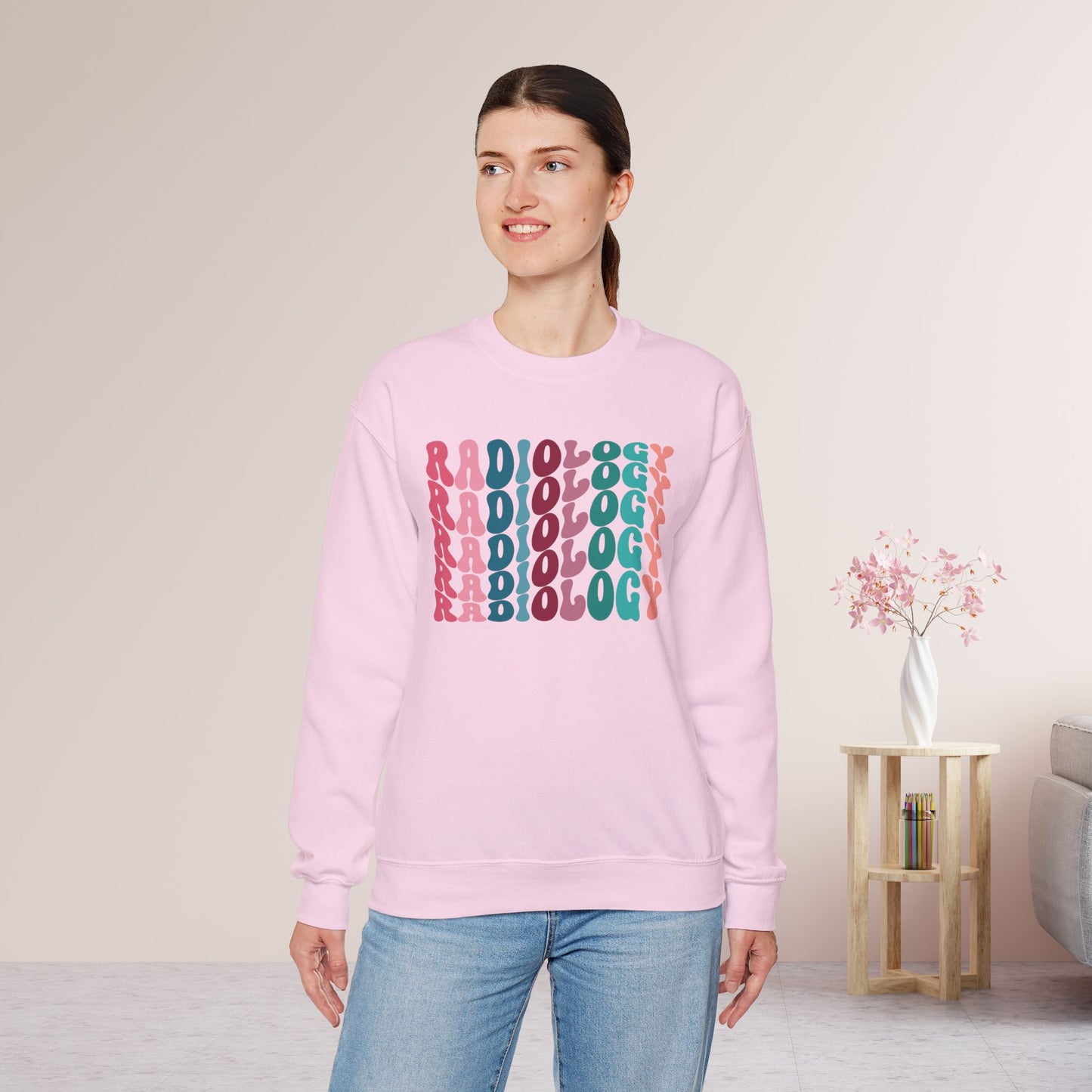 Groovy Colorful Radiology Sweatshirt for RAD Technician