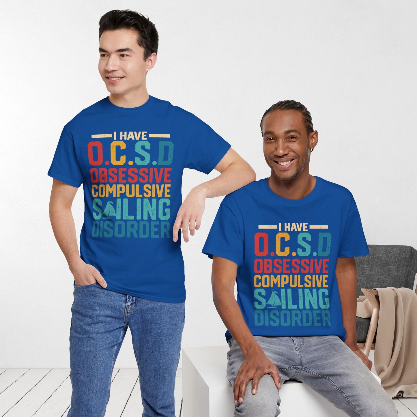 Funny Sailing Shirt - Unisex Sailing Heavy Cotton Tee