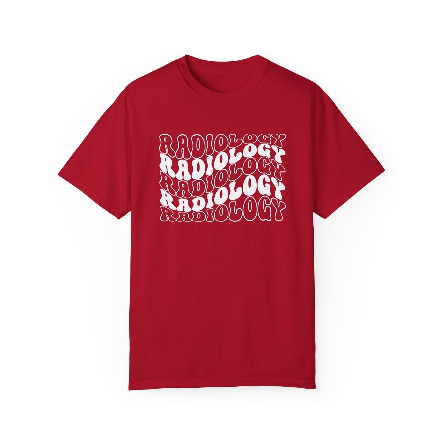 Groovy White Comfort Colors Radiology Tee