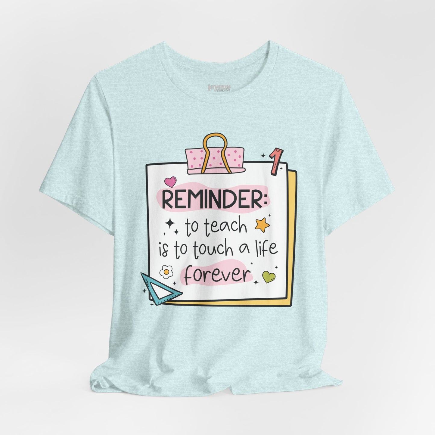 Trendy Motivational Teacher Soft Cotton Tee