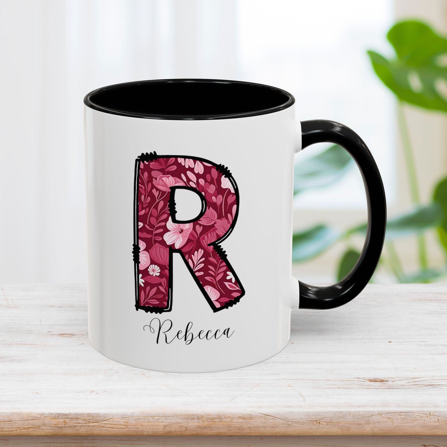 Custom Name Initial Letter Mug - Personalized Gifts A-Z